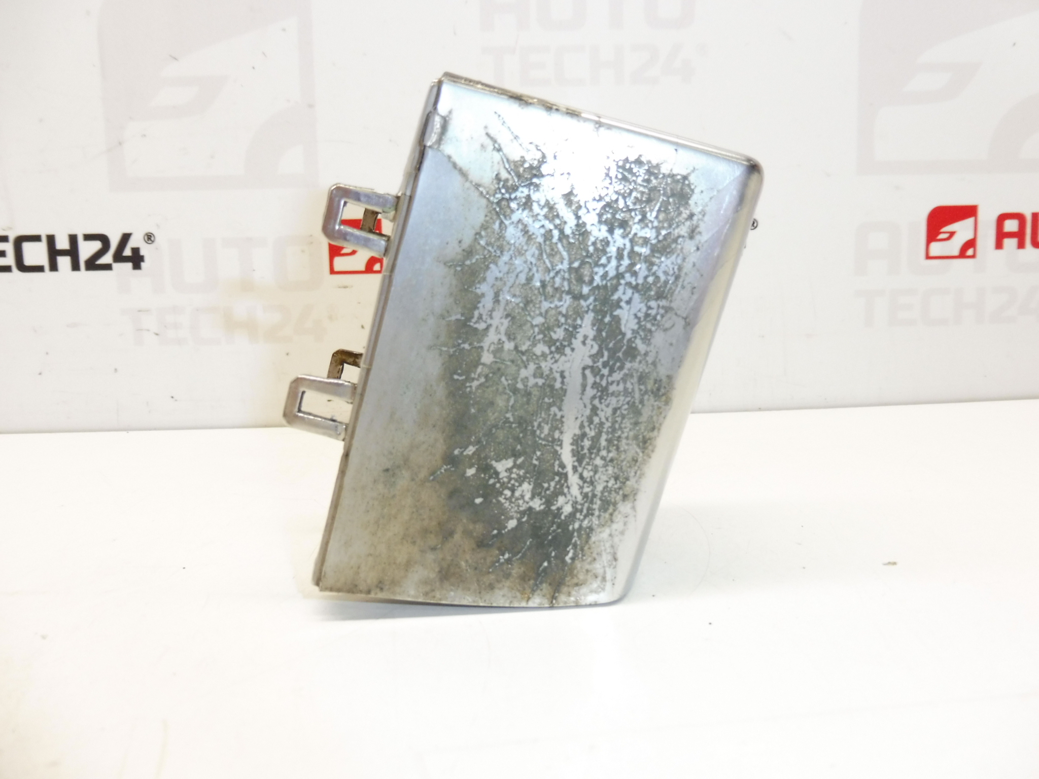 Deflektordæksel til det ydre håndtag på venstre bagdør Citroën Peugeot krom 1484501077 9101EH