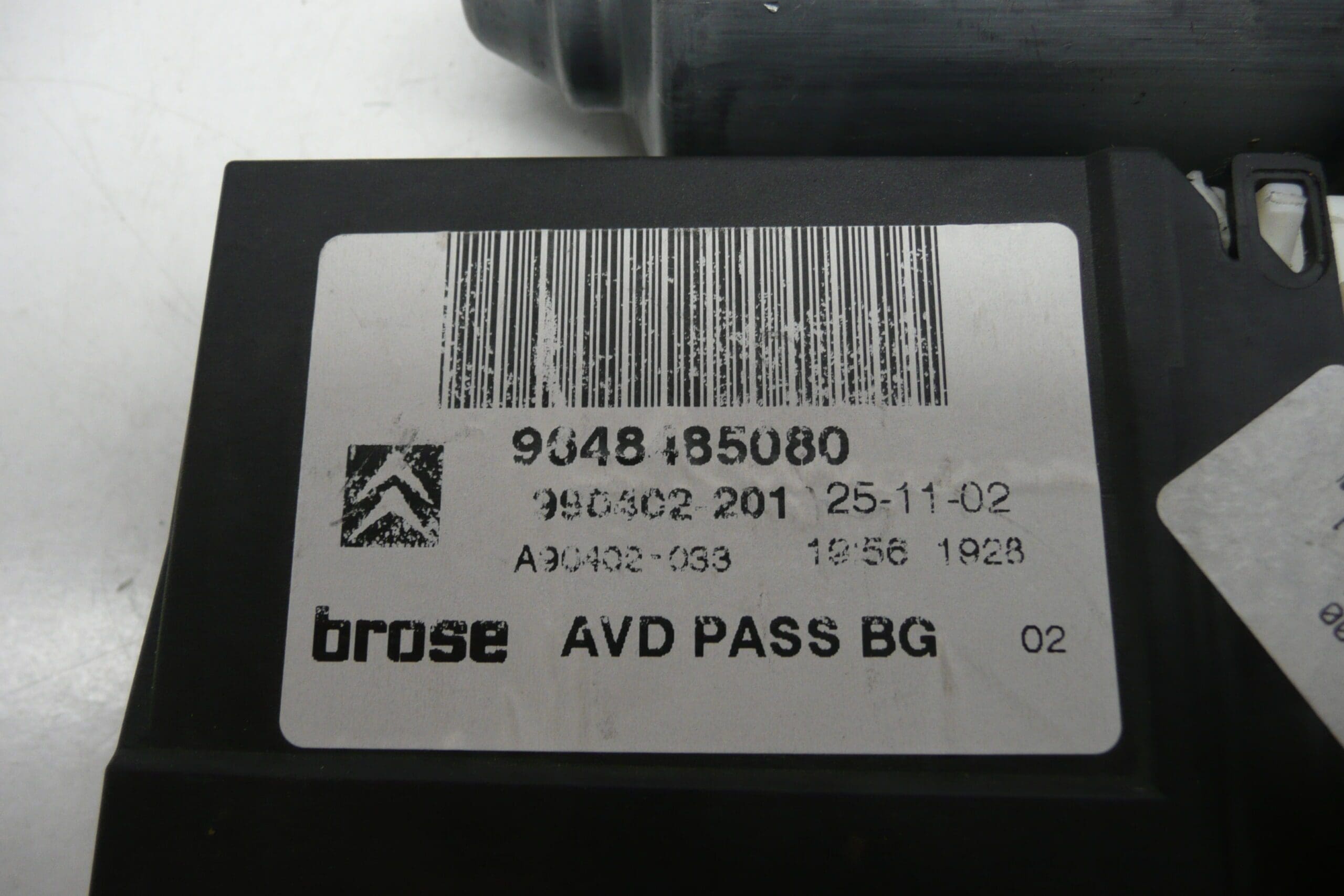 Citroën C5 front højre rudeoptræksmotor 9632531980