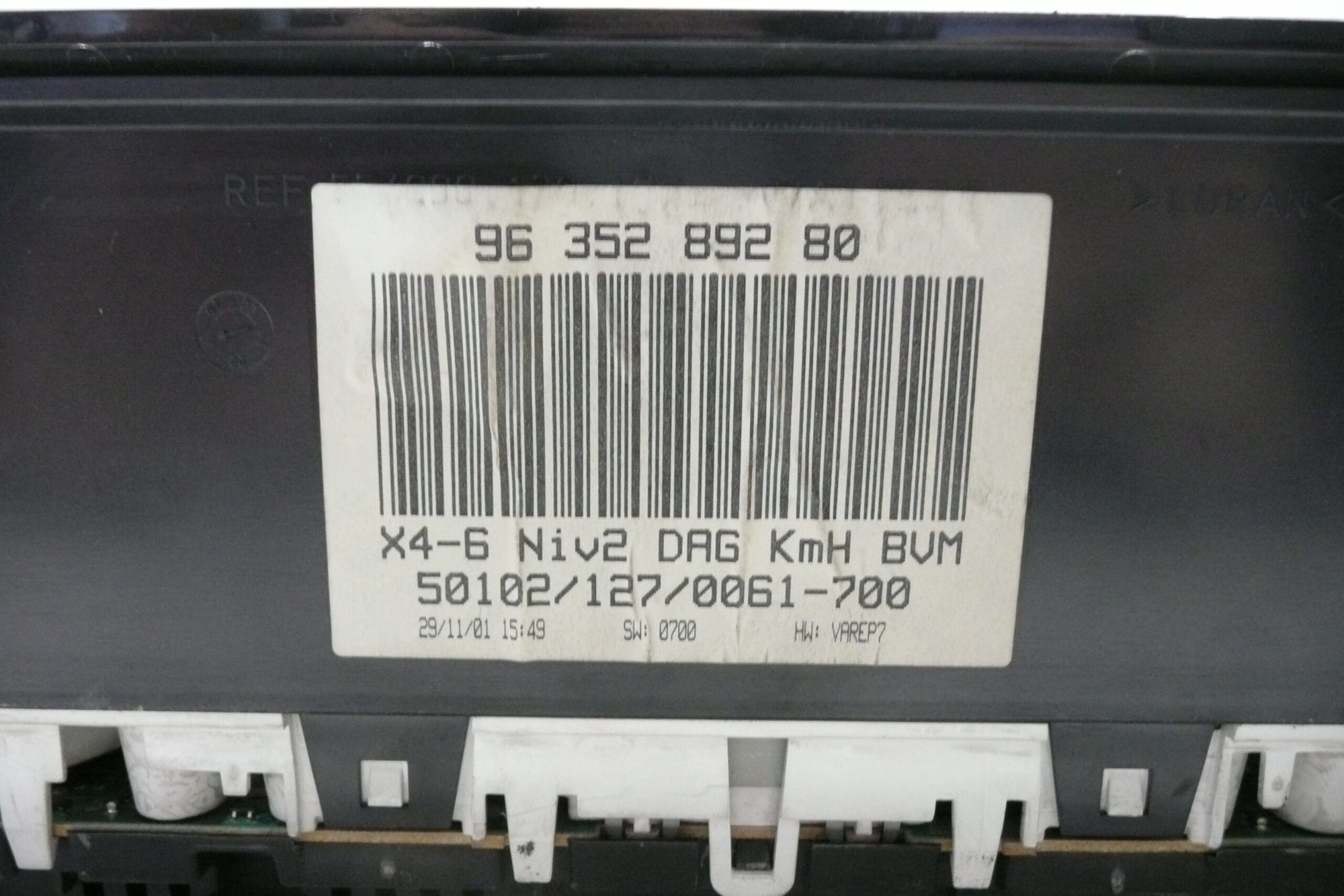 Speedometer Citroën C5 I 9635289280 kilometertal 208 tusind km