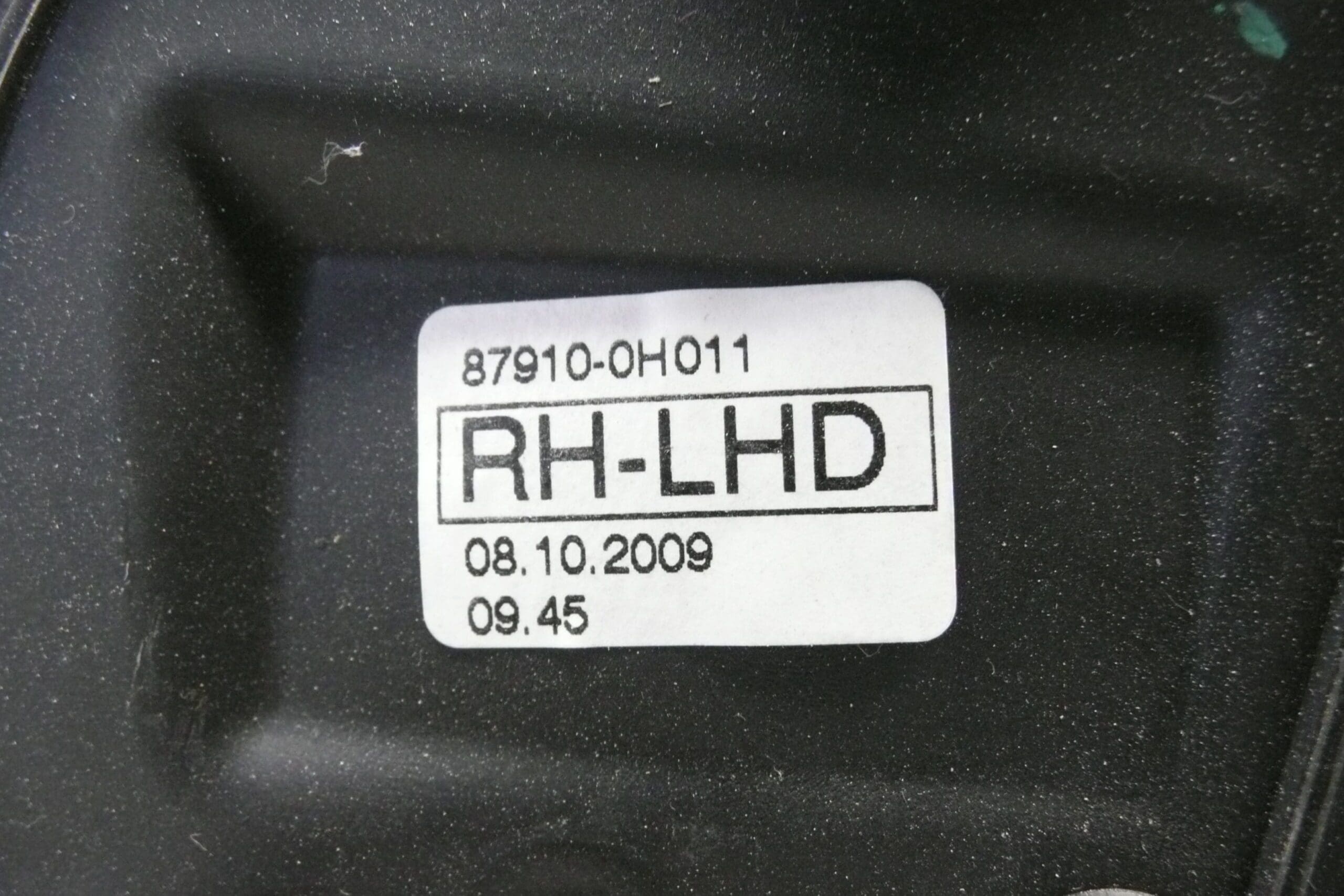 Spejl højre hvid Citroën C1 Peugeot 107 87910-0H010 87910-0H011