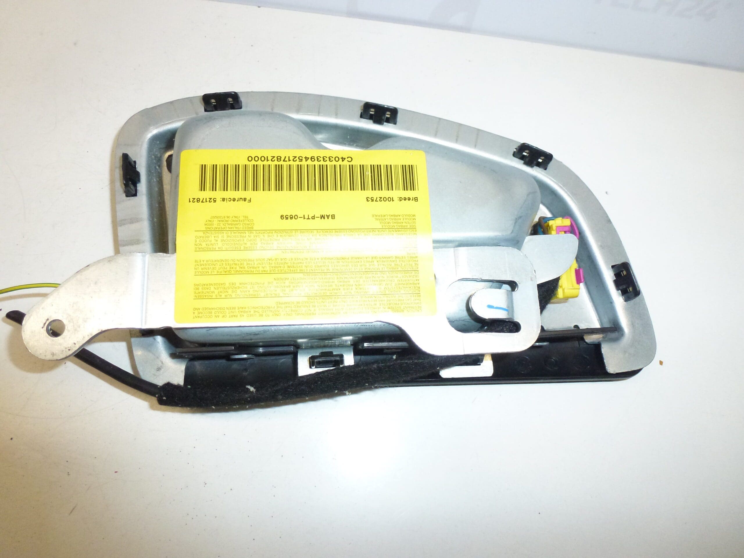 Sæde airbag højre Peugeot 307 5217821 8216FH