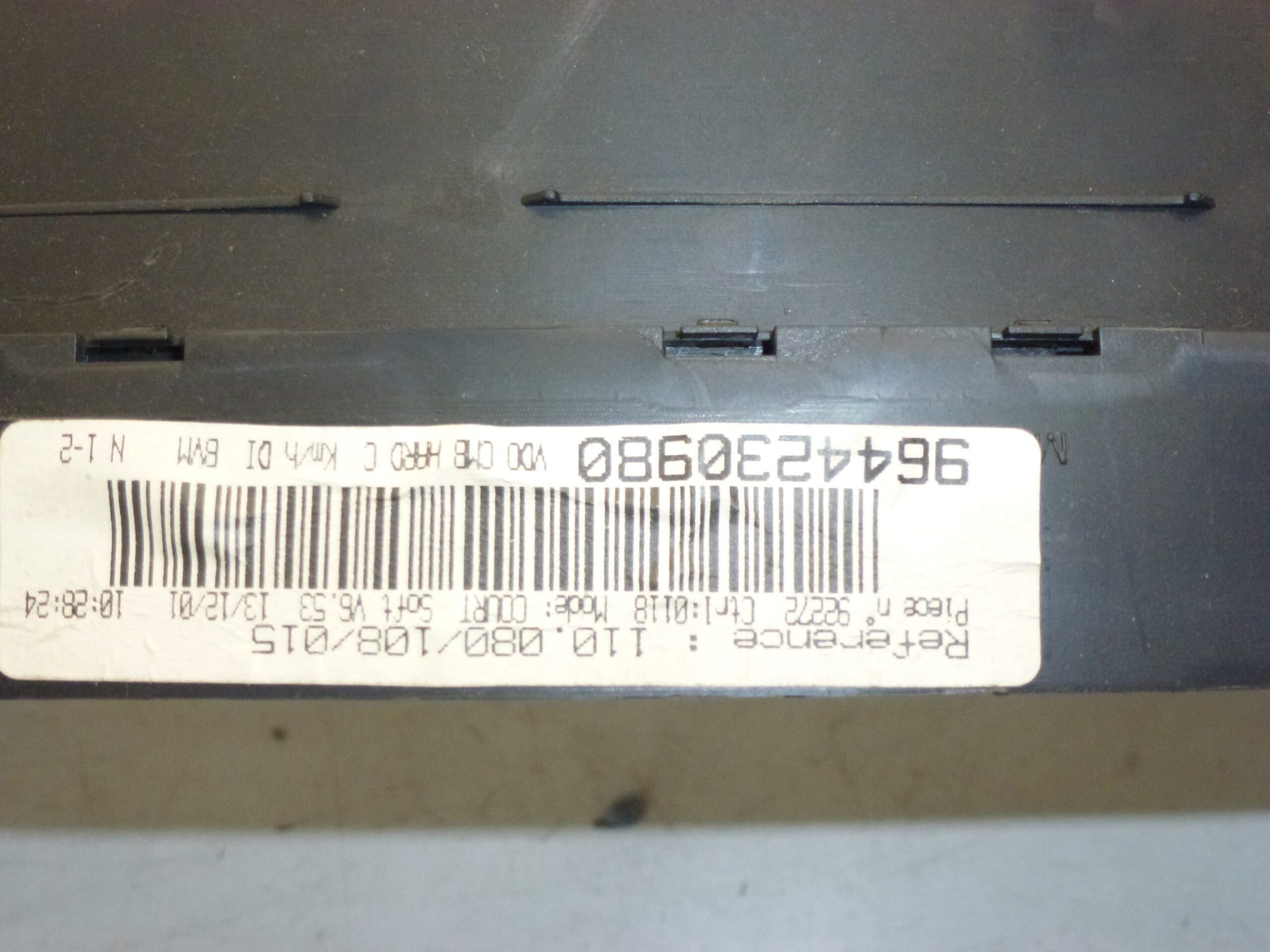 Speedometer Peugeot 406 2.2 HDI 9644230980 kilometertal 193000 km