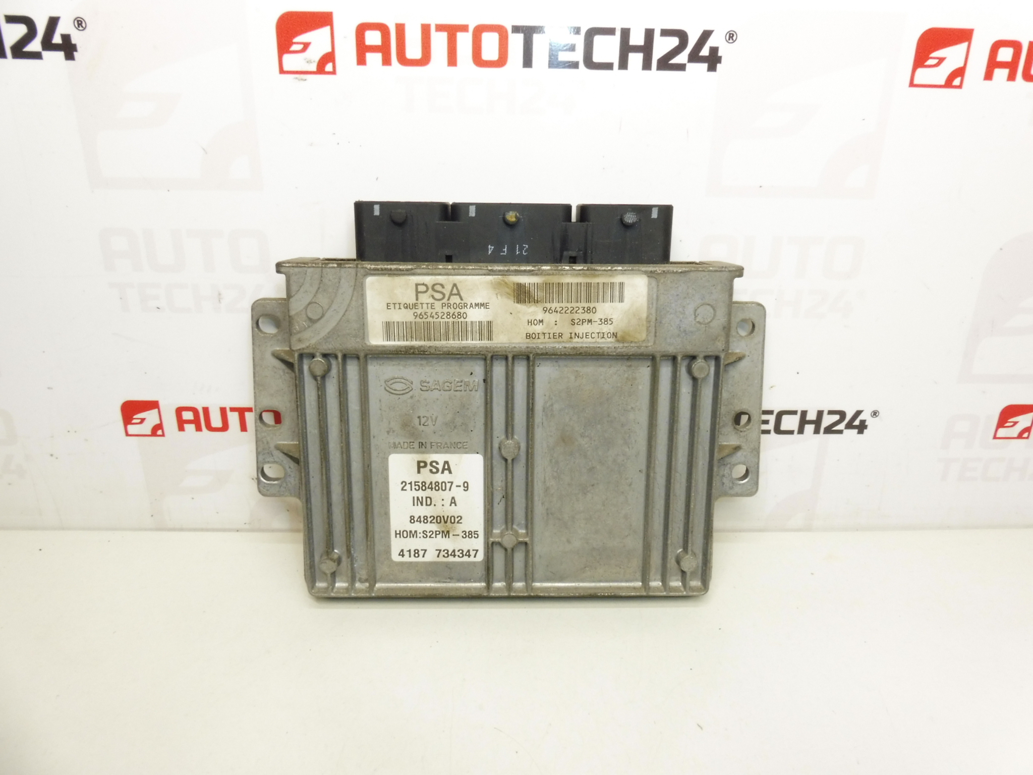 ECU Sagem S2PM-385 1.4i 9654528680 9642222380 1940KT