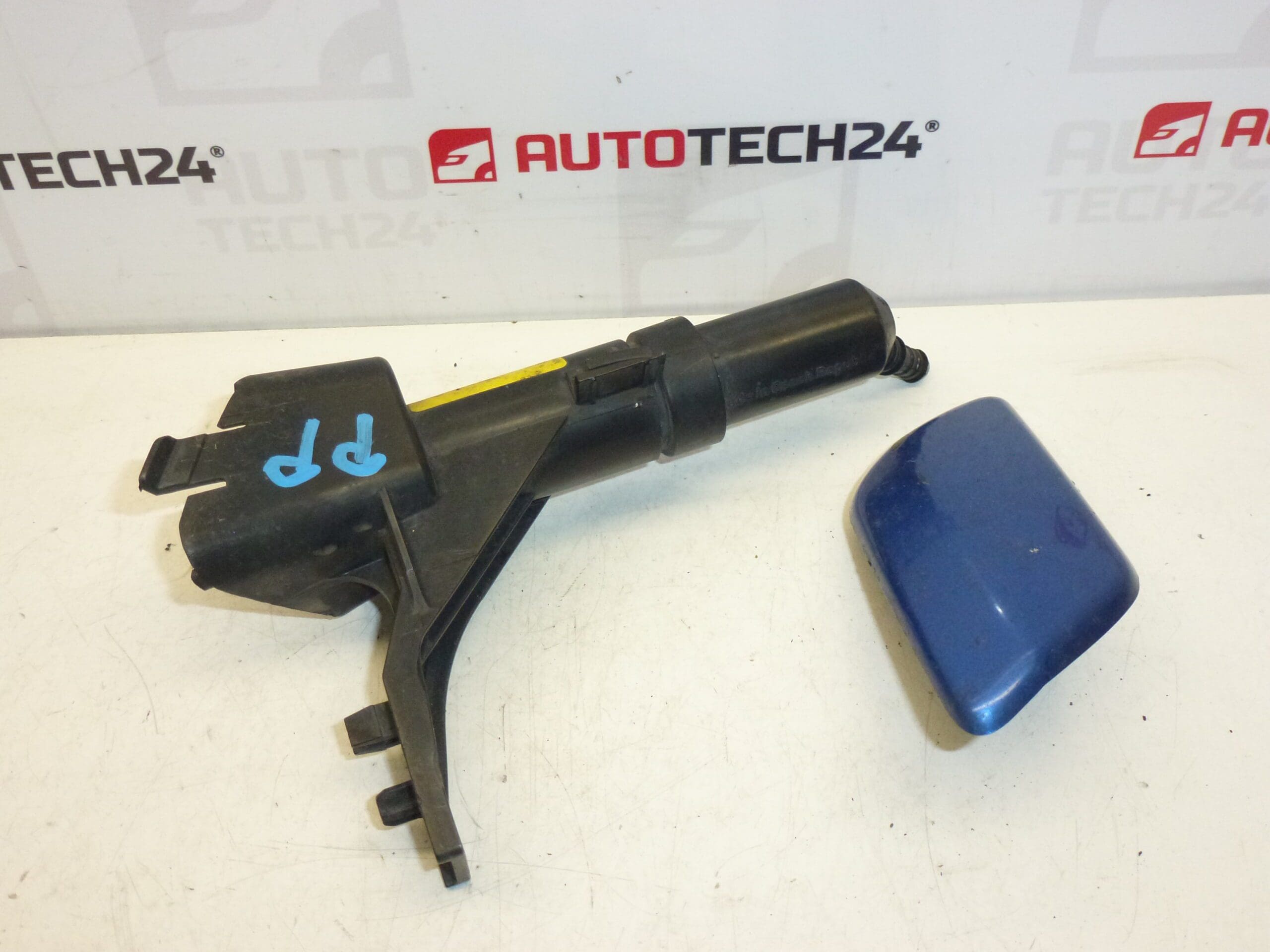 Højre forlygtesprinklermundstykke komplet Peugeot 407 6438L8 6438N0