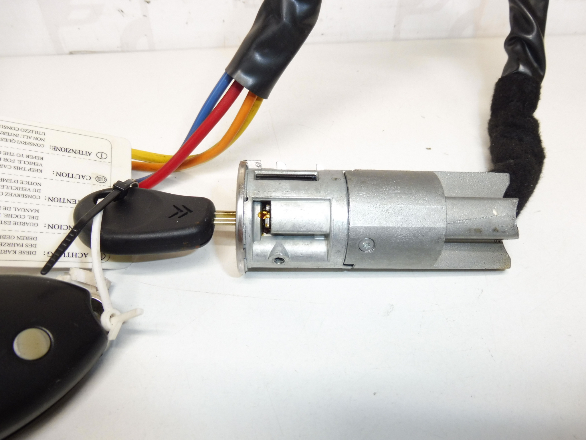 Låsesæt, afbryderboks, 2 nøgler Citroën Xsara 4162Y9 4162Z4