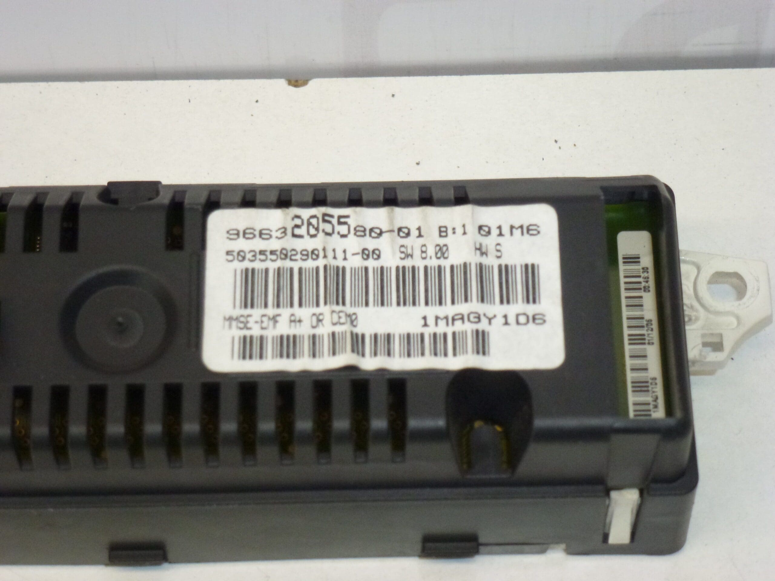 Peugeot 207 computerradioskærm 9663205580 6593F5