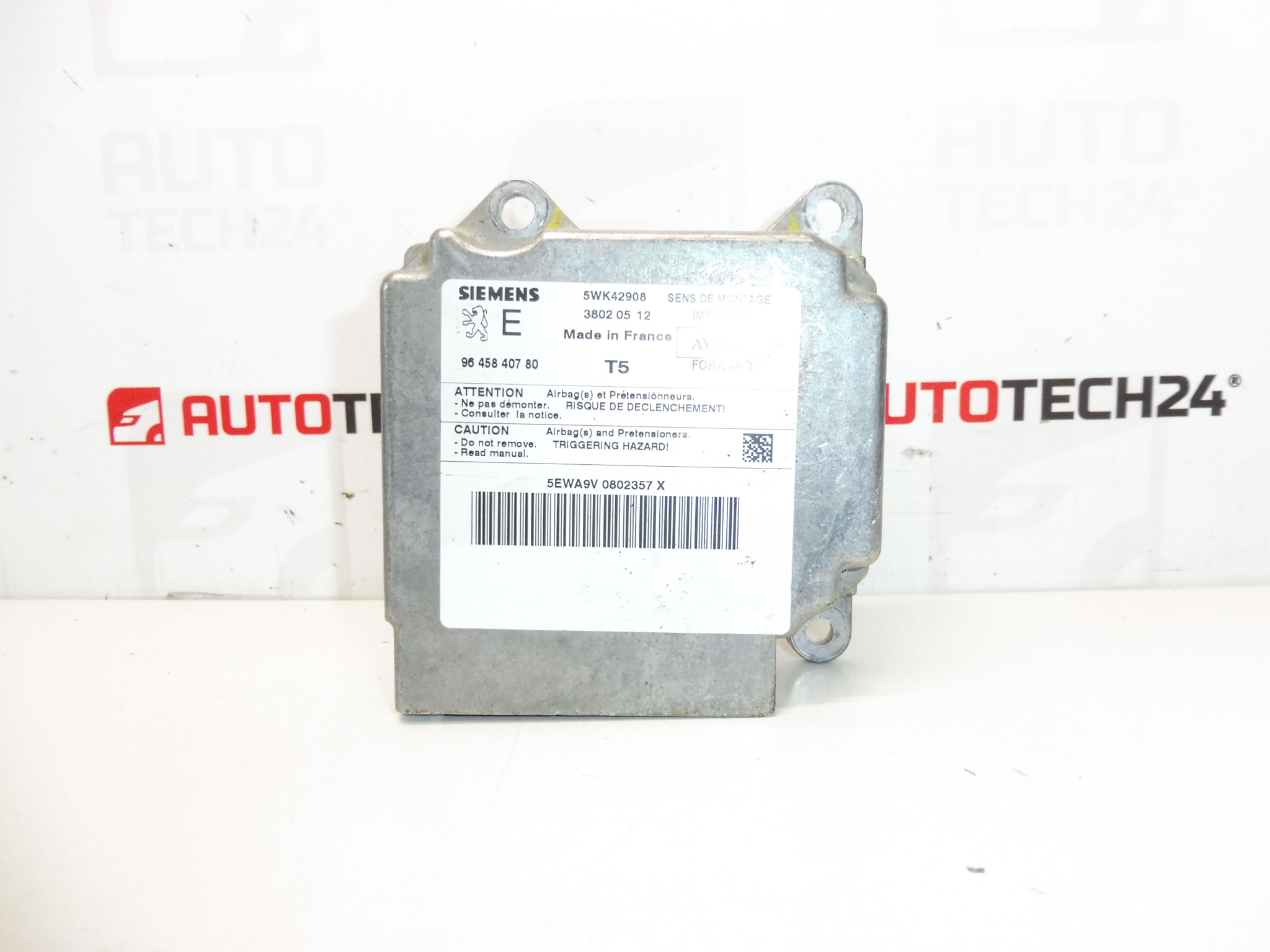 Siemens Peugeot 307 Airbag enhed 9645840780 6545HE