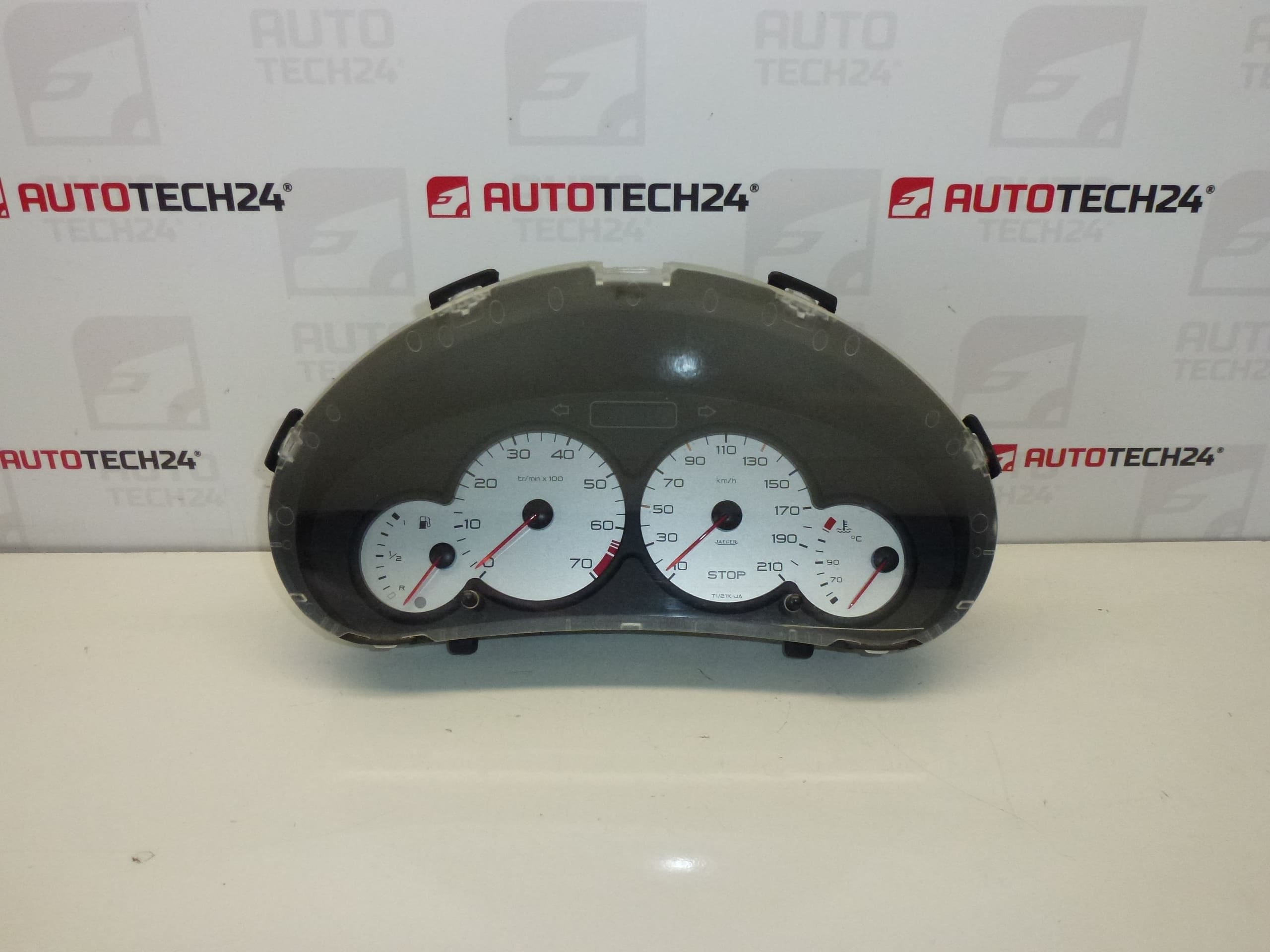 Speedometer alarmer Peugeot 206 kilometertal 136000 km 9648836680 6104VA