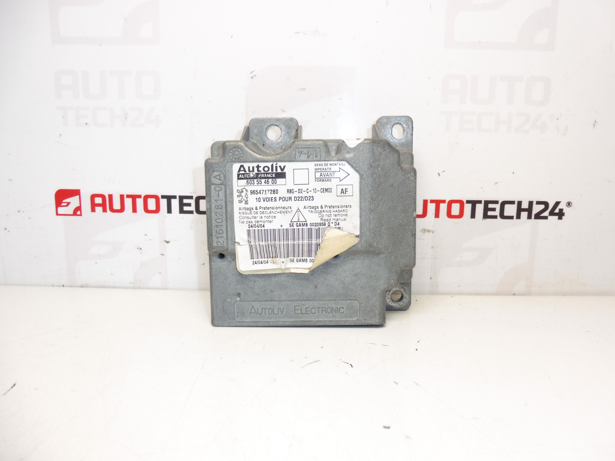 Peugeot 407 Airbag enhed 9654717280 6545HY