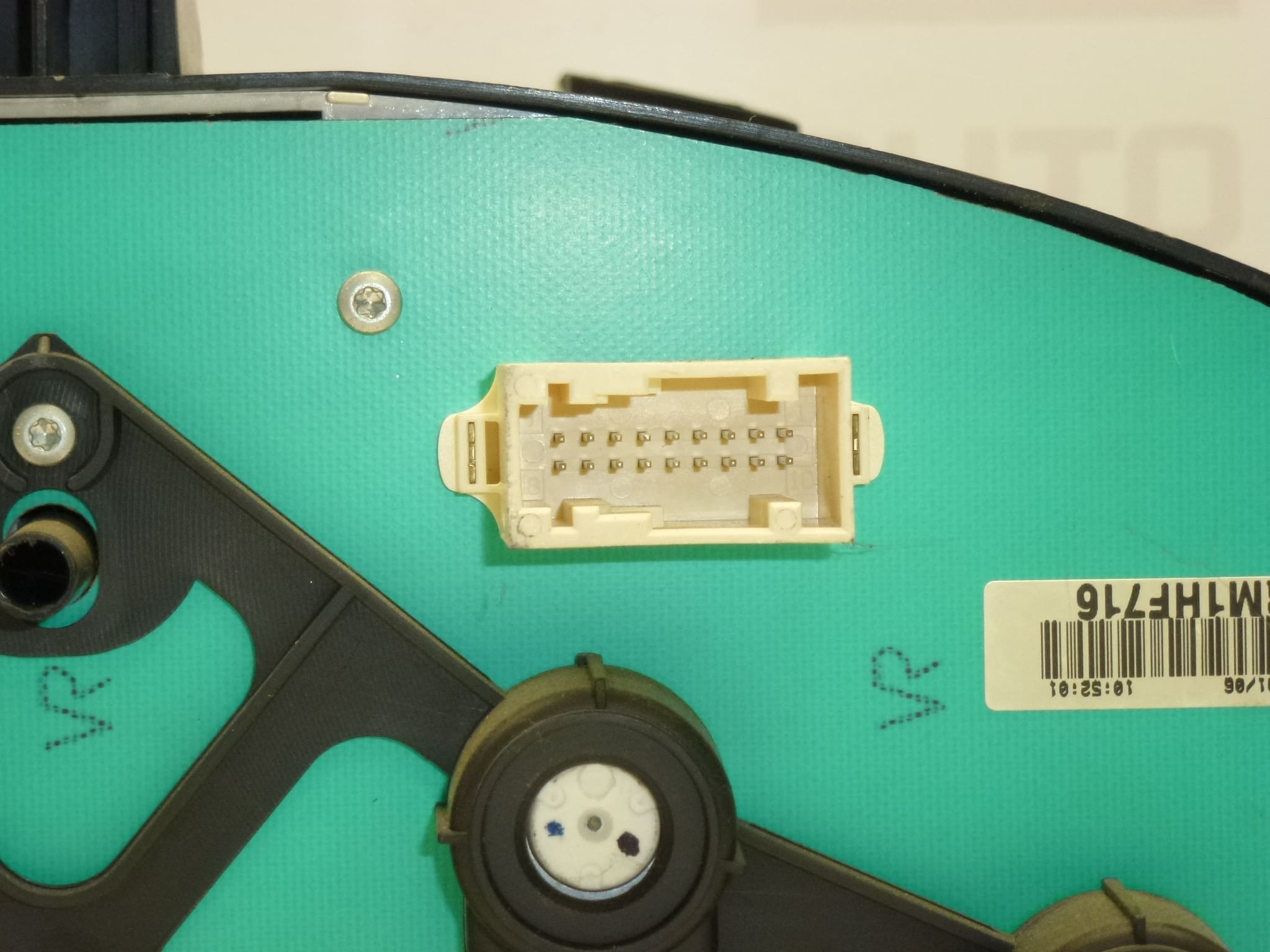 Speedometer 176 tusind km Peugeot 206 9656696280