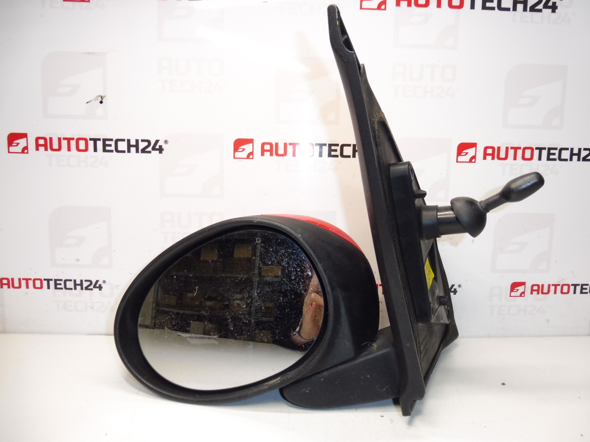 Spejl venstre rødt Citroën C1 Peugeot 107 87940-0H010 87940-0H011