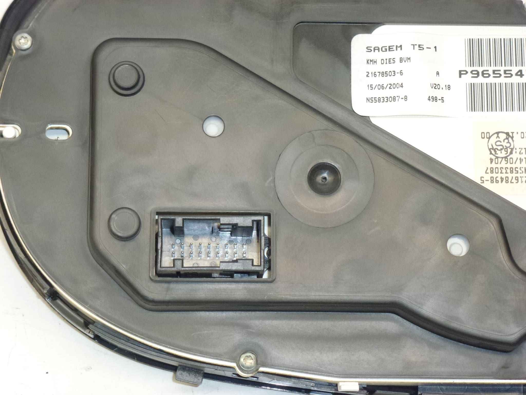 Speedometer Peugeot 307 215 tusind km 9655476580 G00