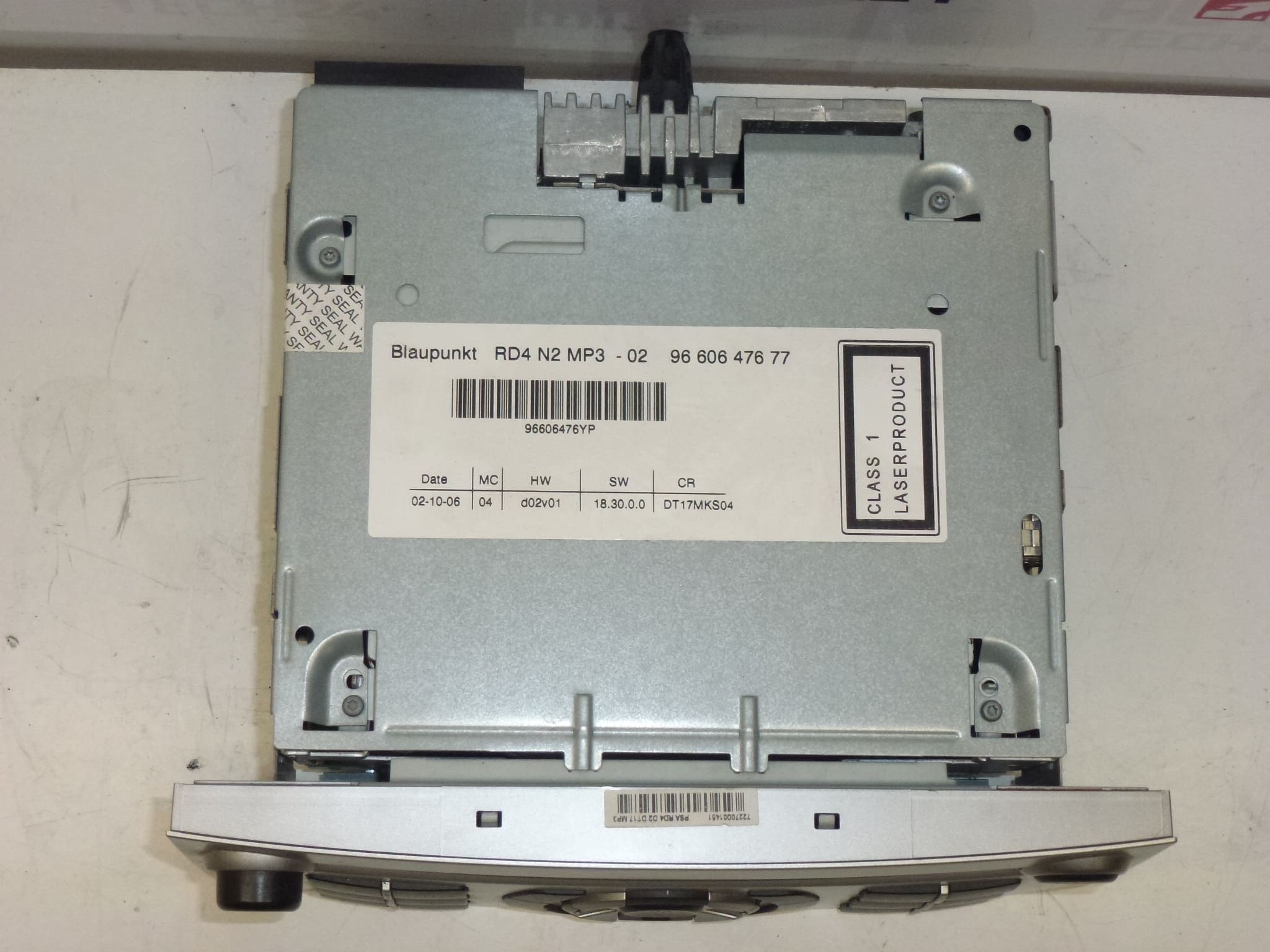 Bilradio radio CD MP3 Citroën Peugeot RD4 N2 9660647677 657953