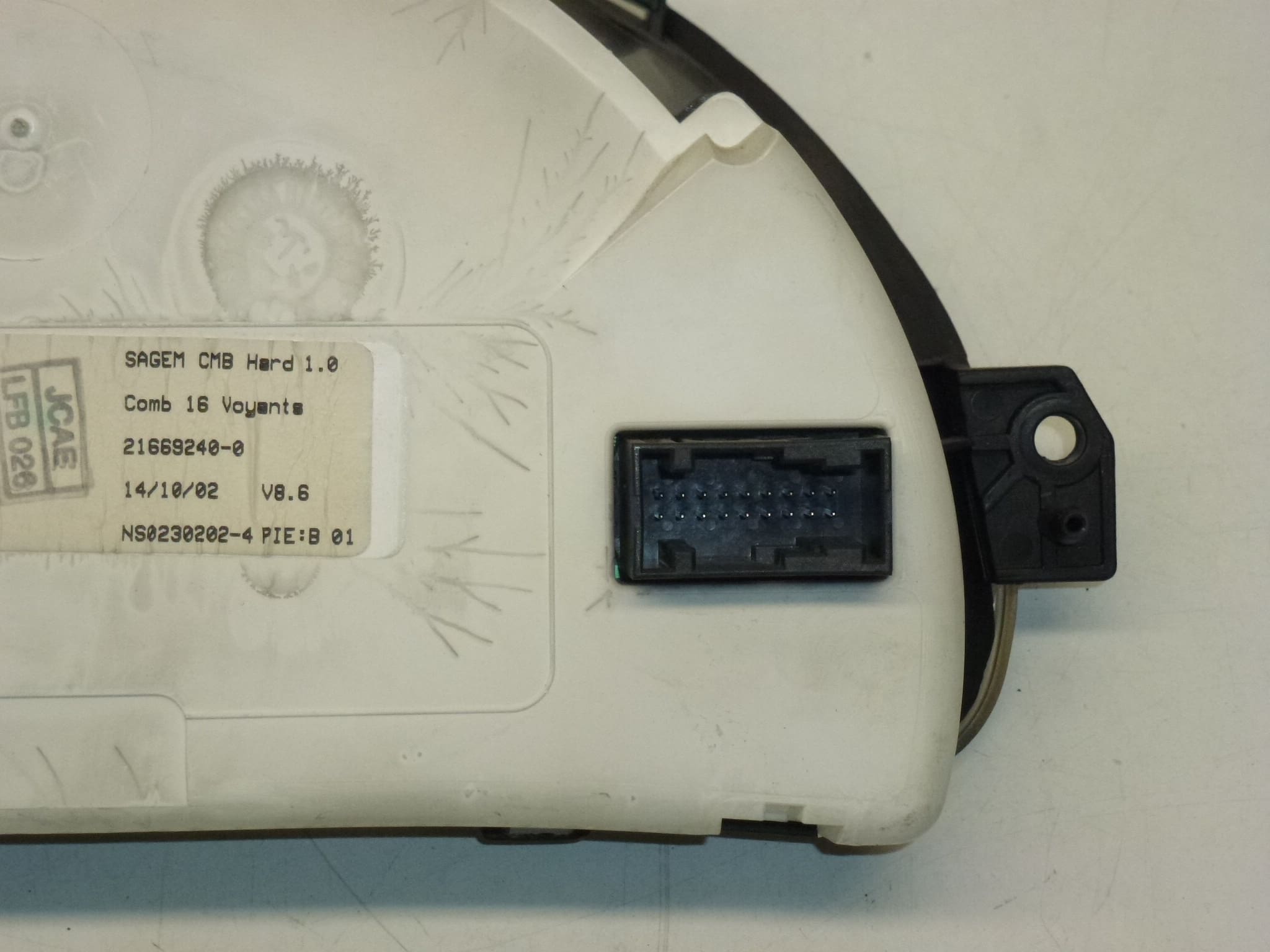 Speedometer Sage Citroën C2 C3 kilometertal 206000 km 9645994280