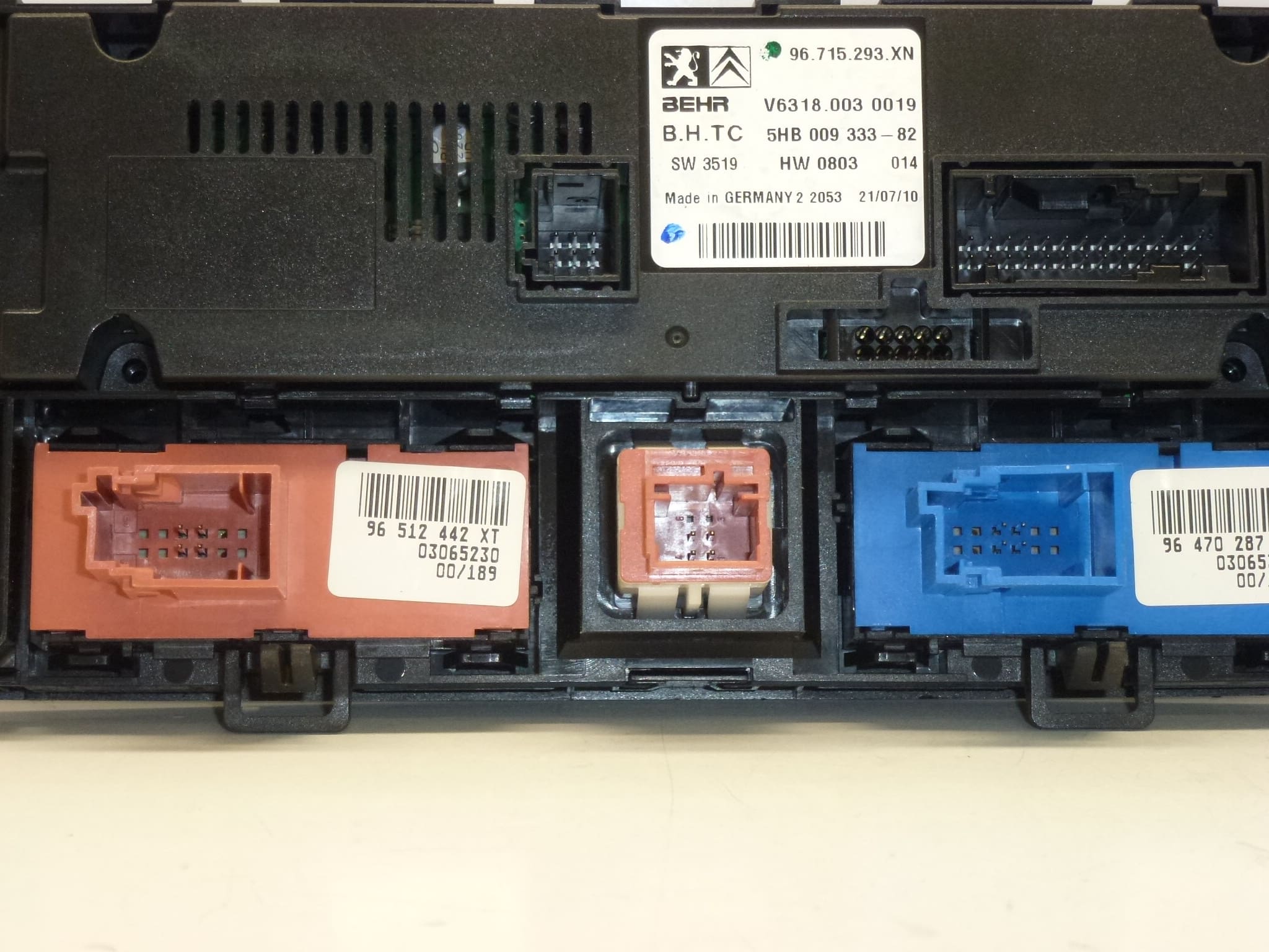 Peugeot 407 klimaanlæg varmestyring 96715293XN 6452R6