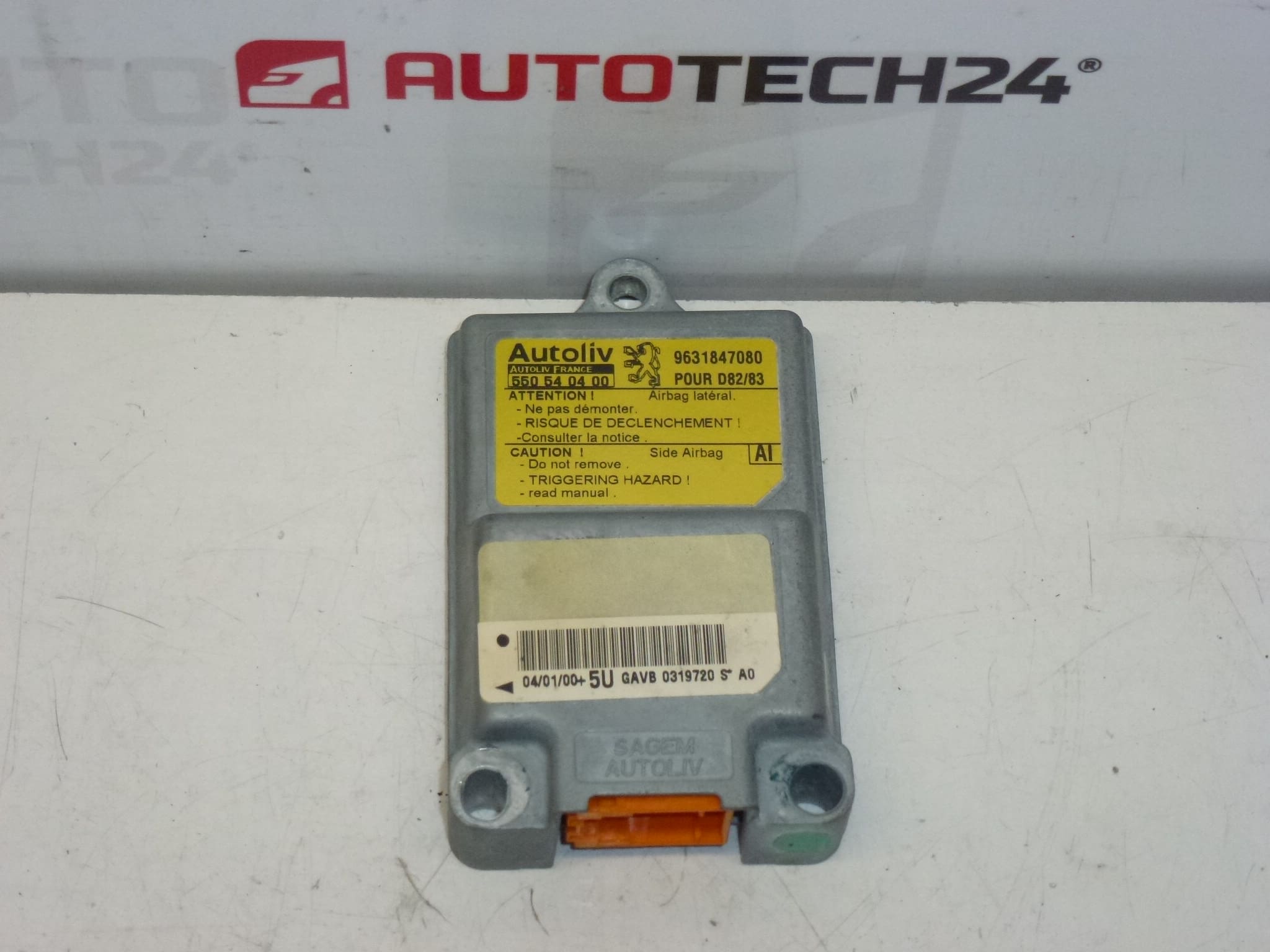 Citroën Peugeot sideairbag enhed 9631847080 550540400