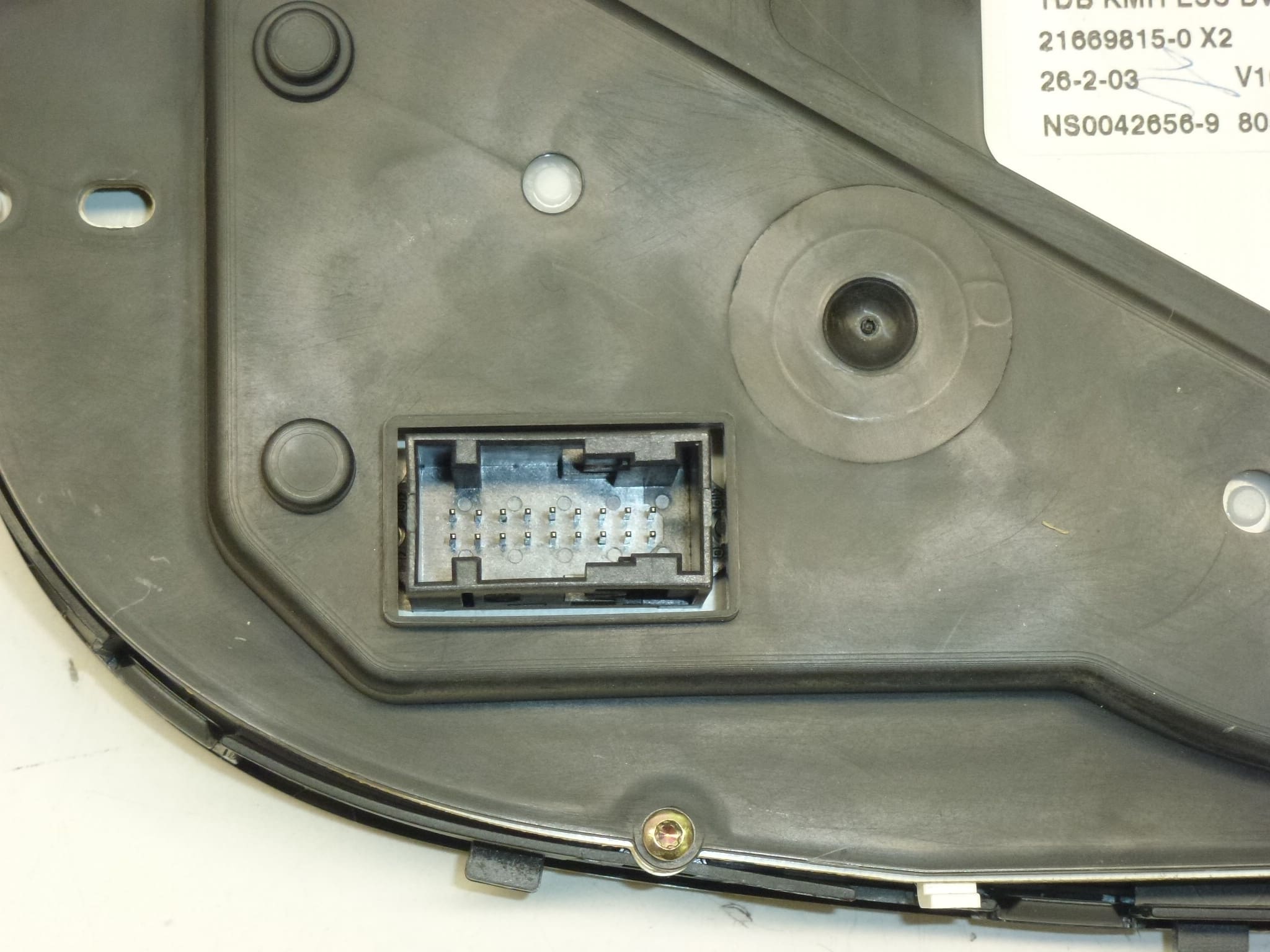 Speedometer Peugeot 307 kilometertal 182 tusind km 9645768480 6103F7