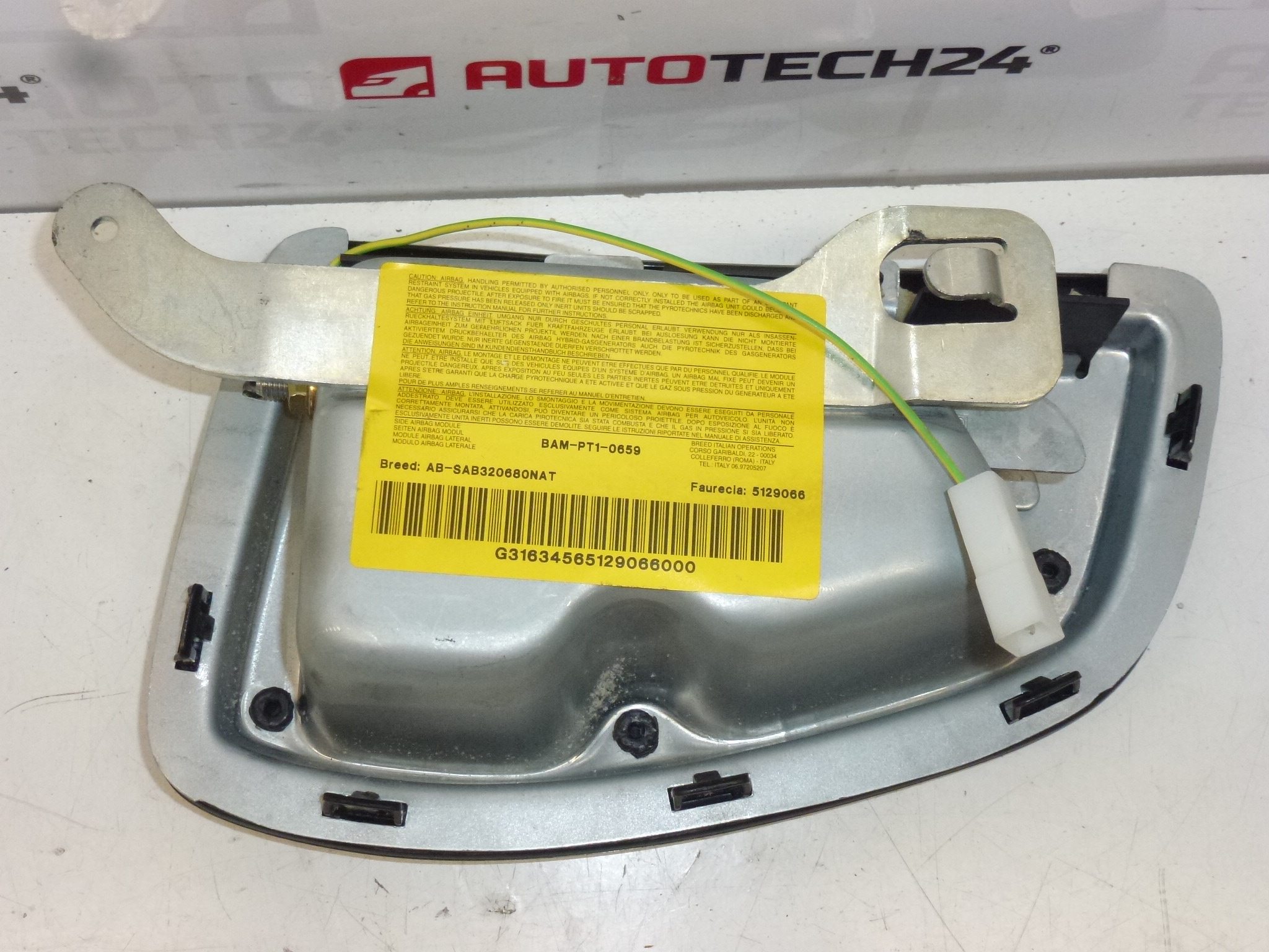 Airbag til sæde Citroën C8 Peugeot 807 venstre 5129066 8216NQ