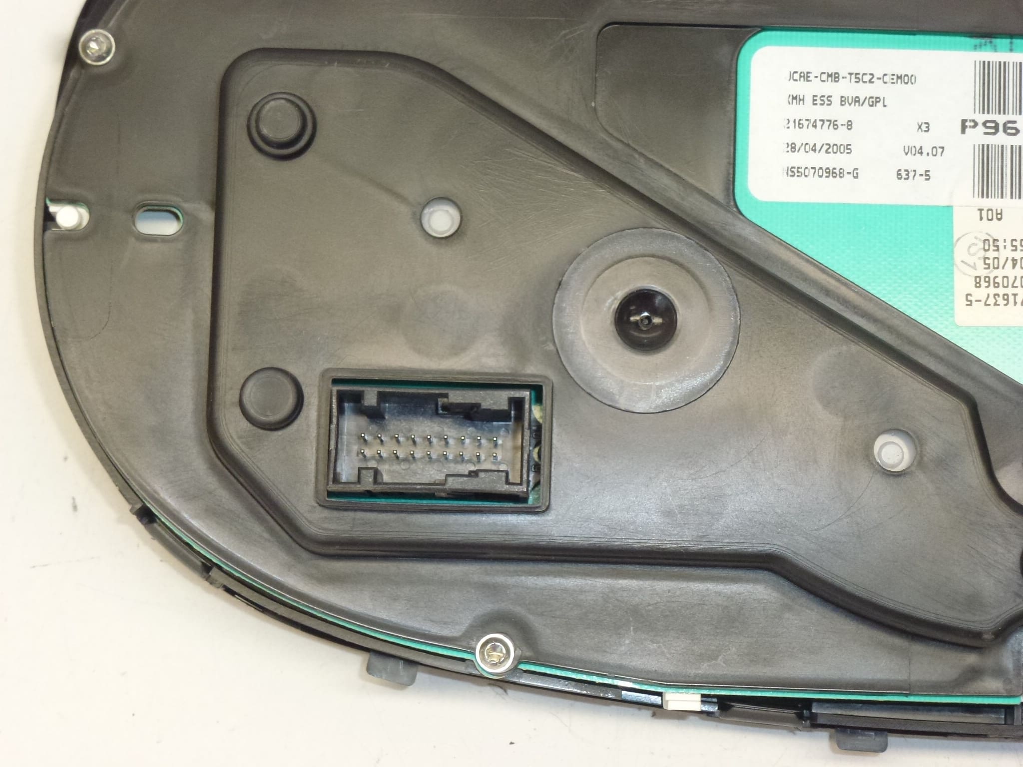 Speedometer Peugeot 307 kilometertal 127 tusind km 9647538380 6106K6