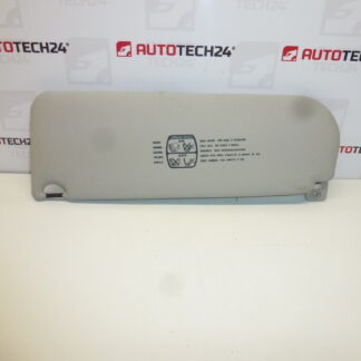 Solskærm Citroën C8 Peugeot 807, belysning - højre 8143GN