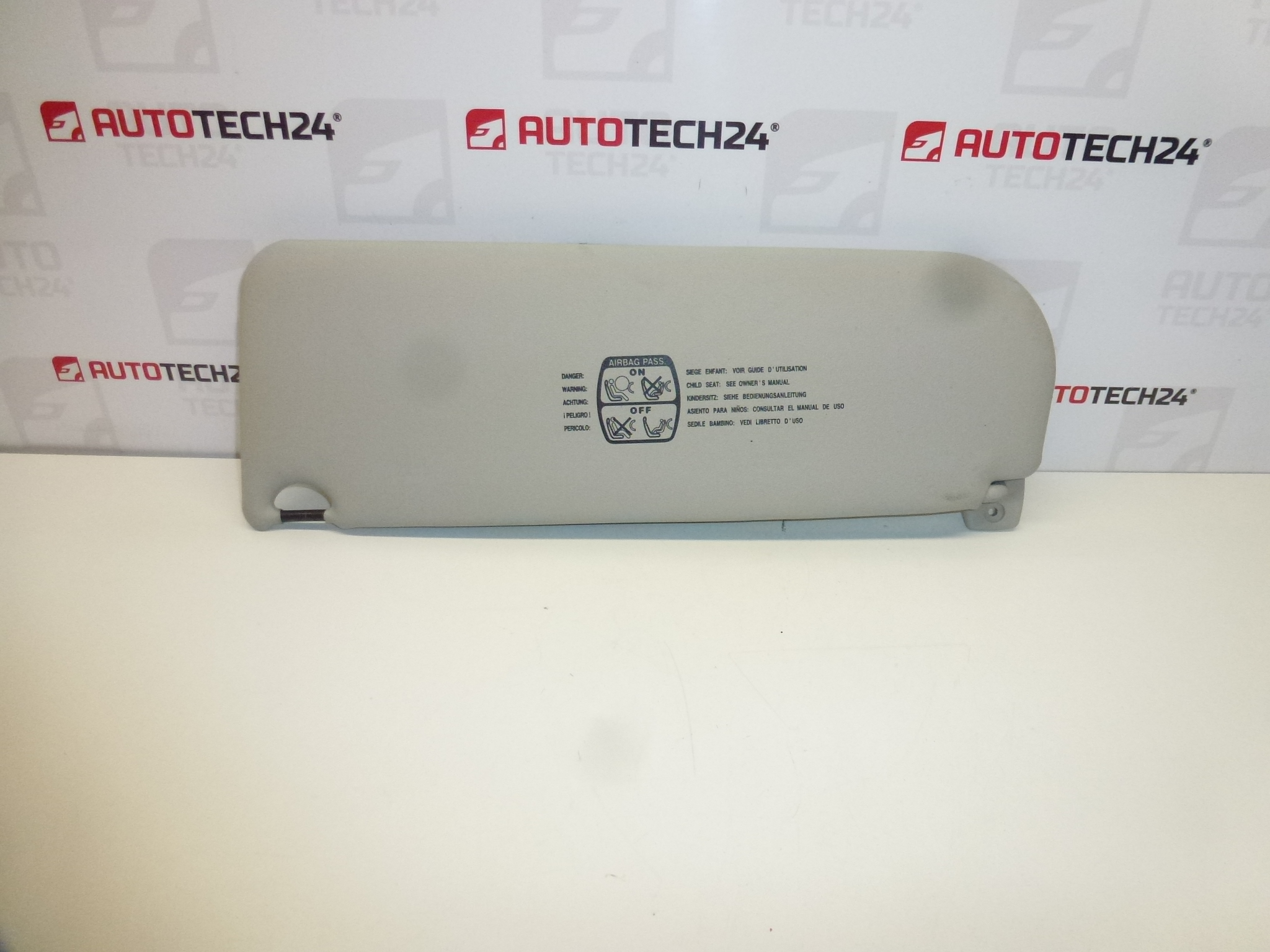 Solskærm Citroën C8 Peugeot 807, belysning - højre 8143GN