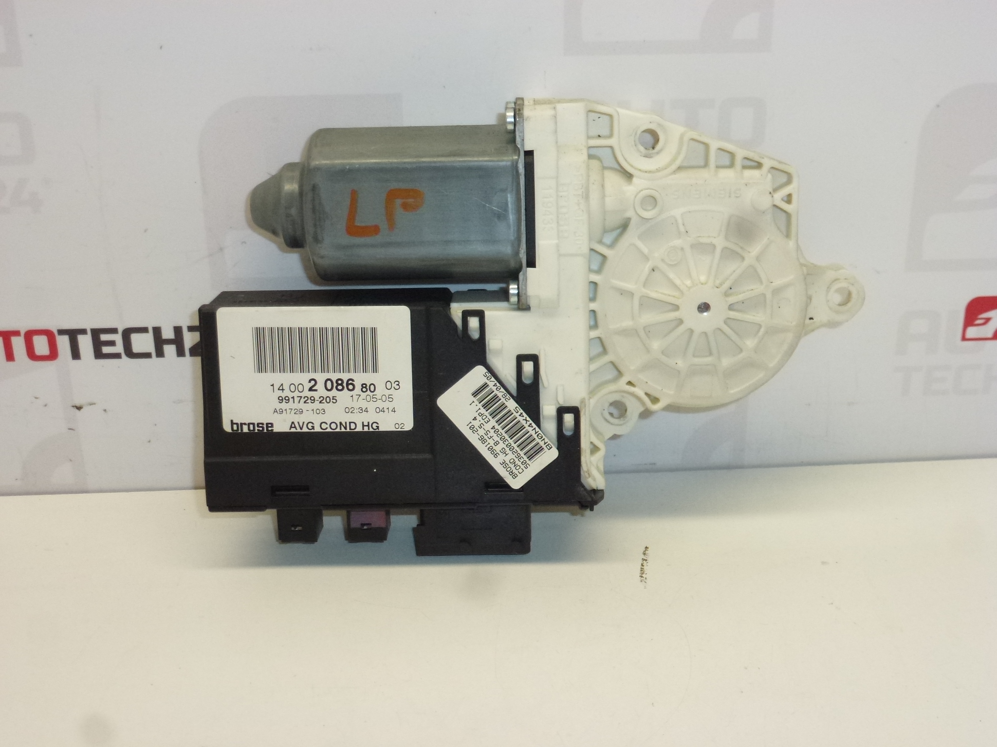 Venstre forrude optræksmotor Citroën Peugeot 1400208680 9221V5