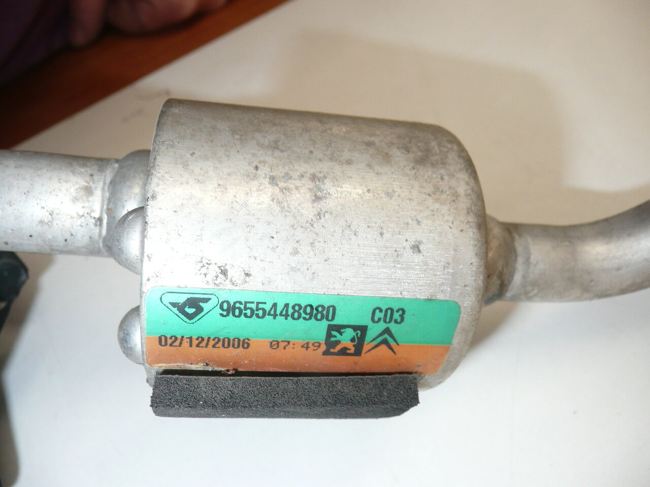 Klimarør Peugeot 207 9655448980 6460TV