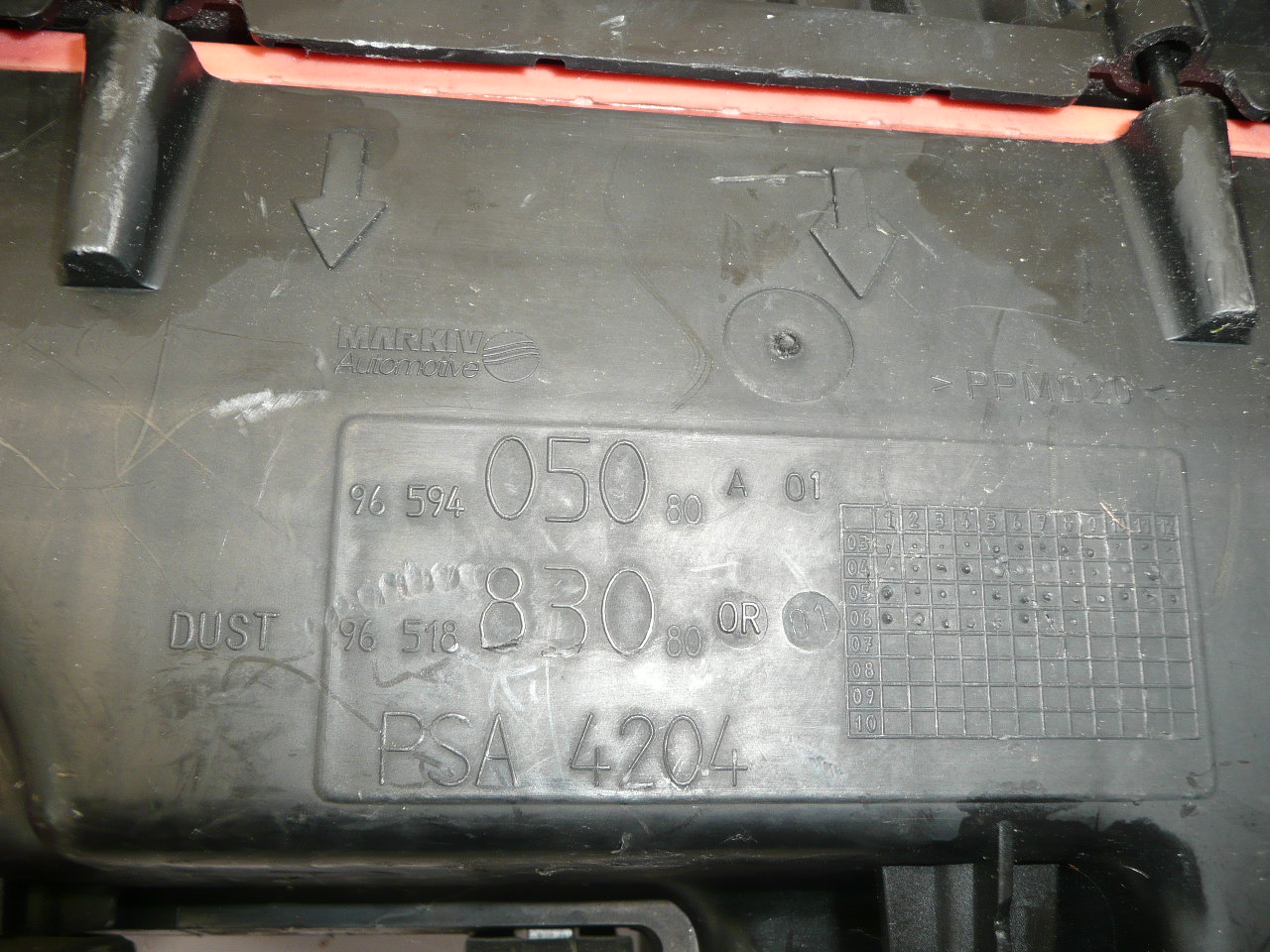 Filterboks Citroën Peugeot 1.6 HDI 9685205580 9651883080 1420N9