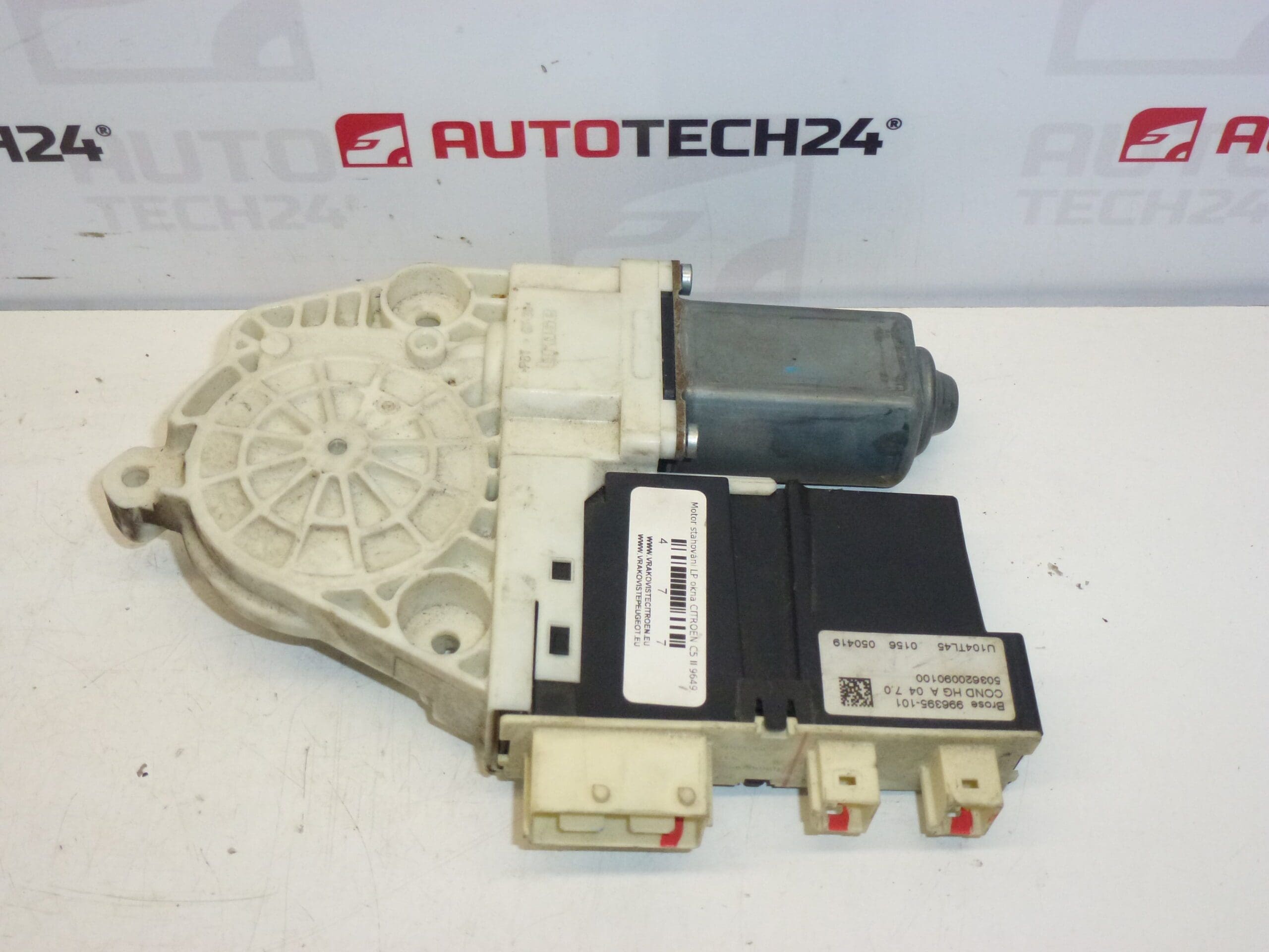 Motor Til Elektrisk Vindue Venstre For Citroën C5 II 9649304380 9221AK - Billede 2