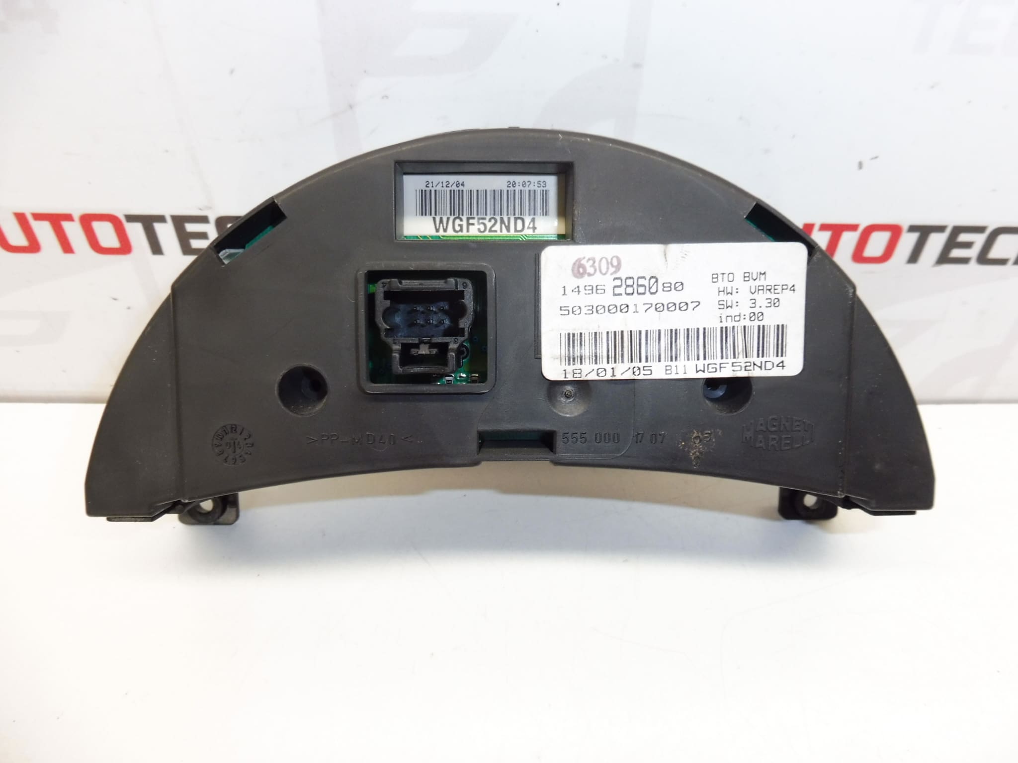 Display Magneti Marelli 222000 km Citroën C8 Peugeot 807 1496286080 - Billede 2