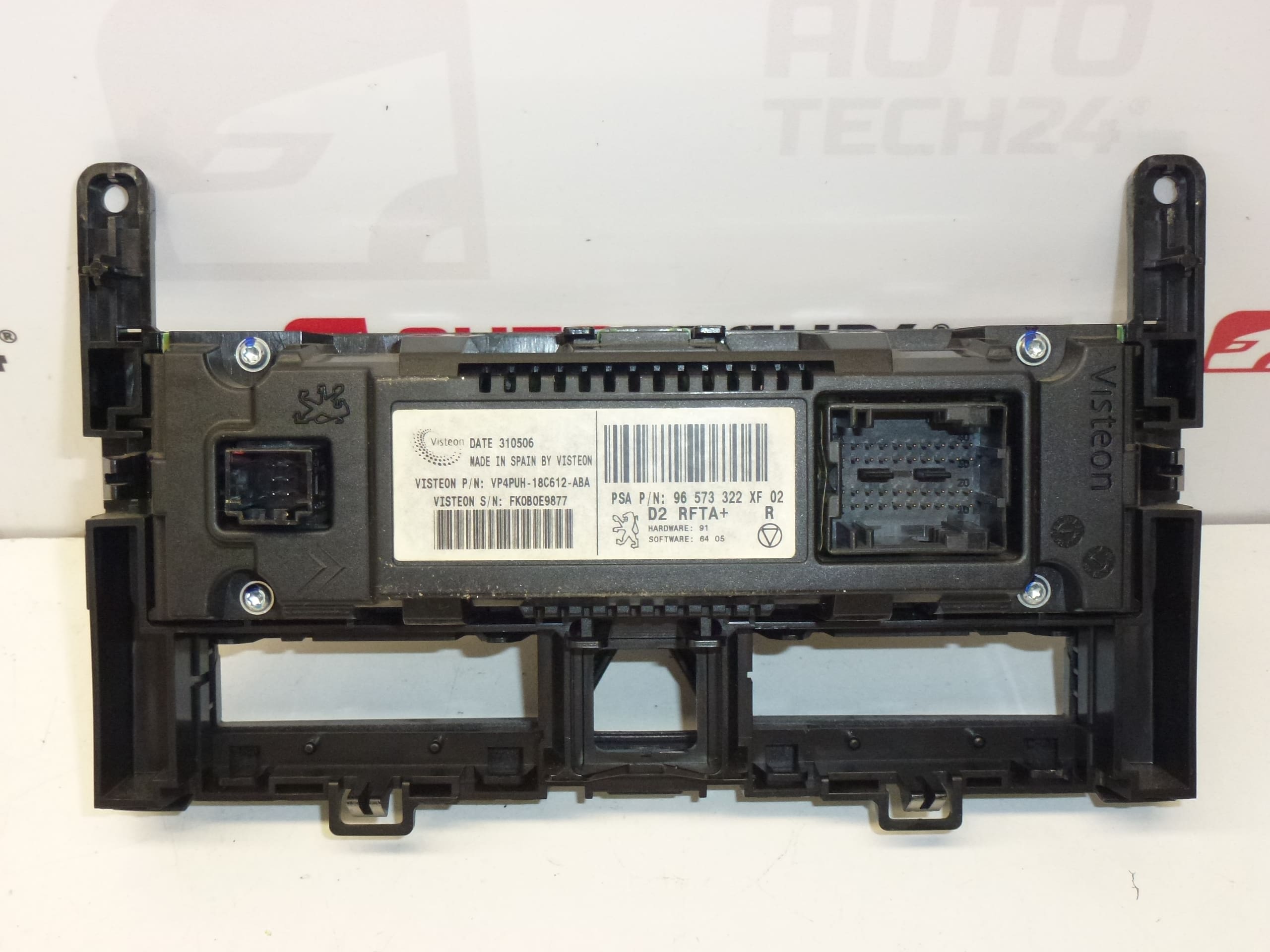 Ovlåning Af Varme Klimaanlæg Peugeot 407 96573322XF 6451SC - Billede 2