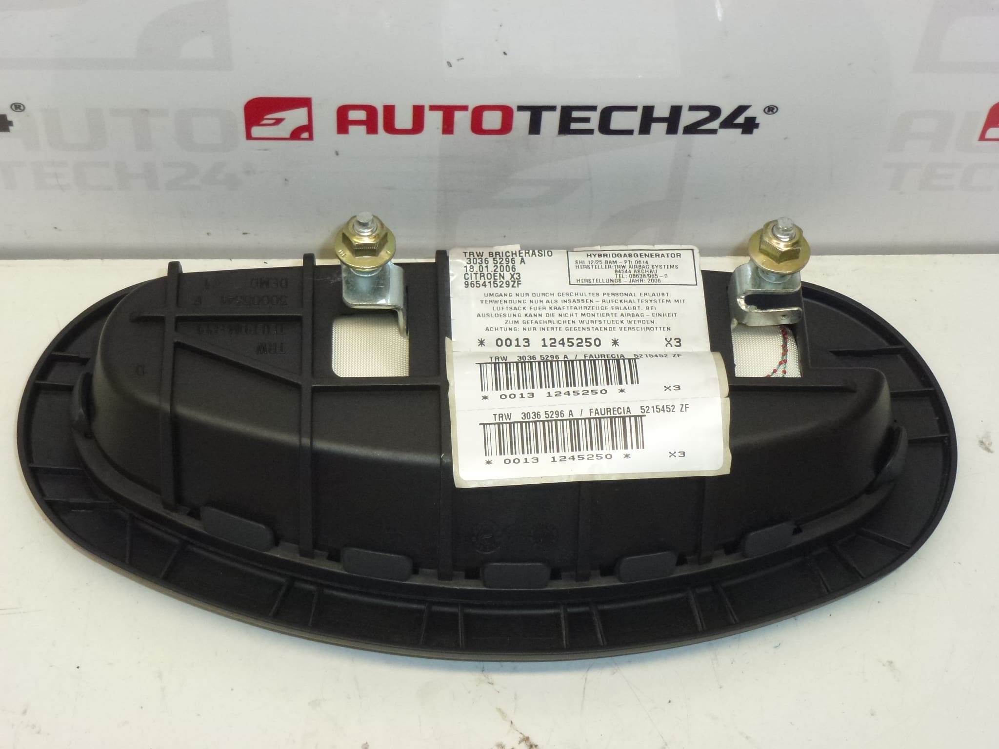 Airbag Side Citroën C5 I og II 96541529ZF 8216HA - Billede 2