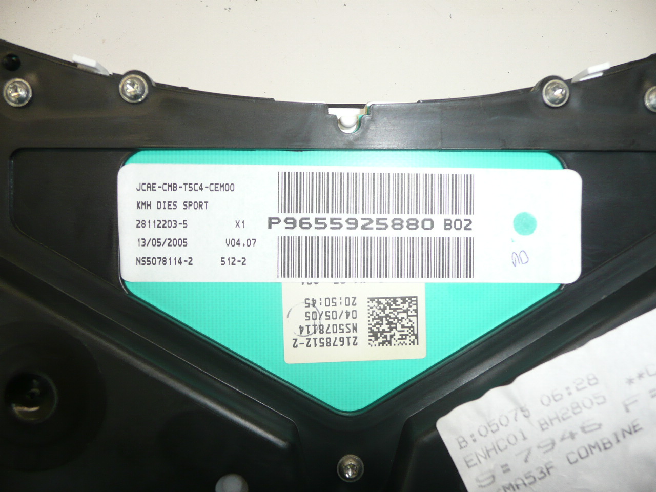 Speedometer Peugeot 307 II kilometertal 83 tusind. km 6106R9