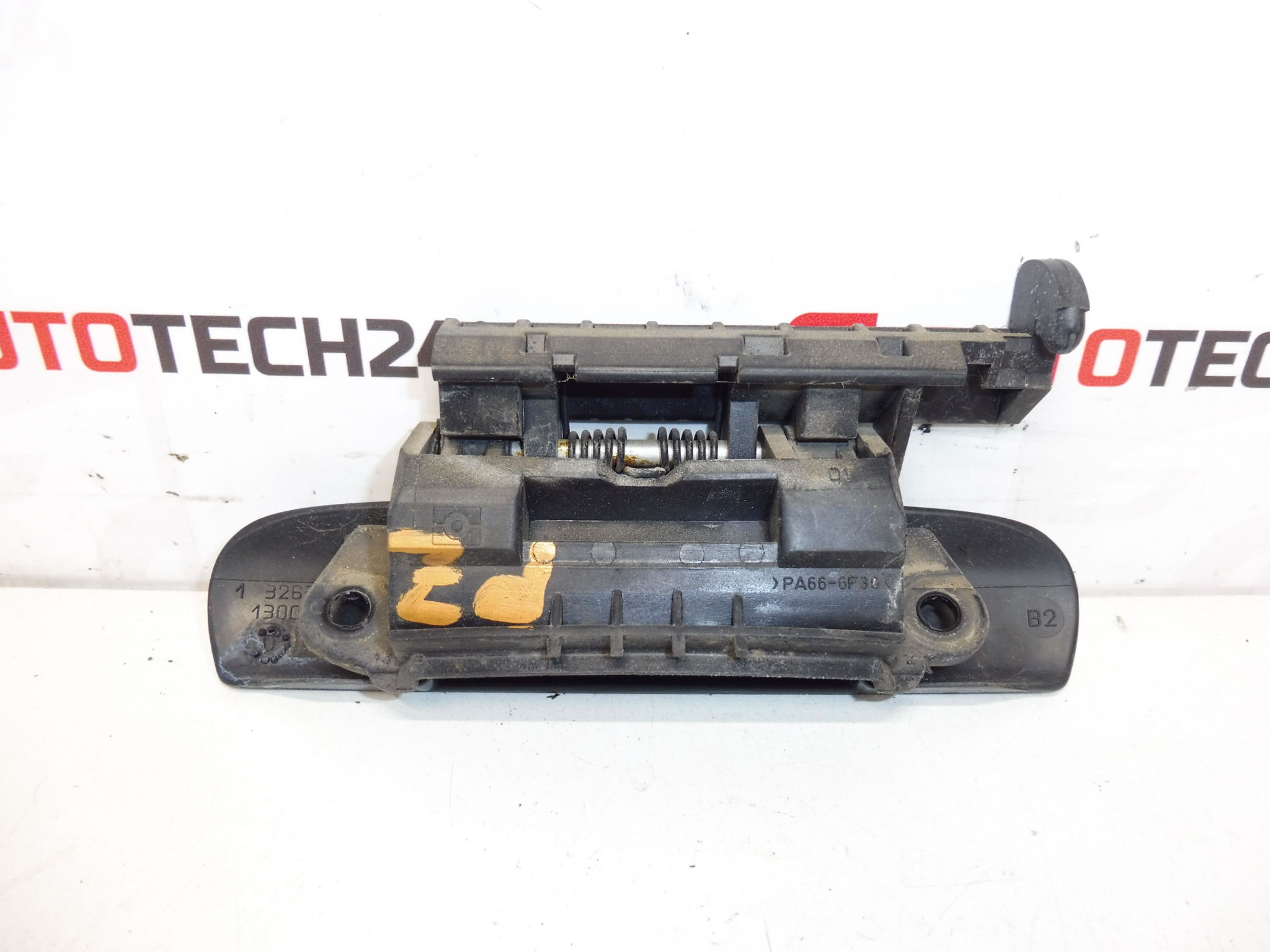 Dørhåndtag til højre bagdør Citroën Xsara sort 96334566 9101N1