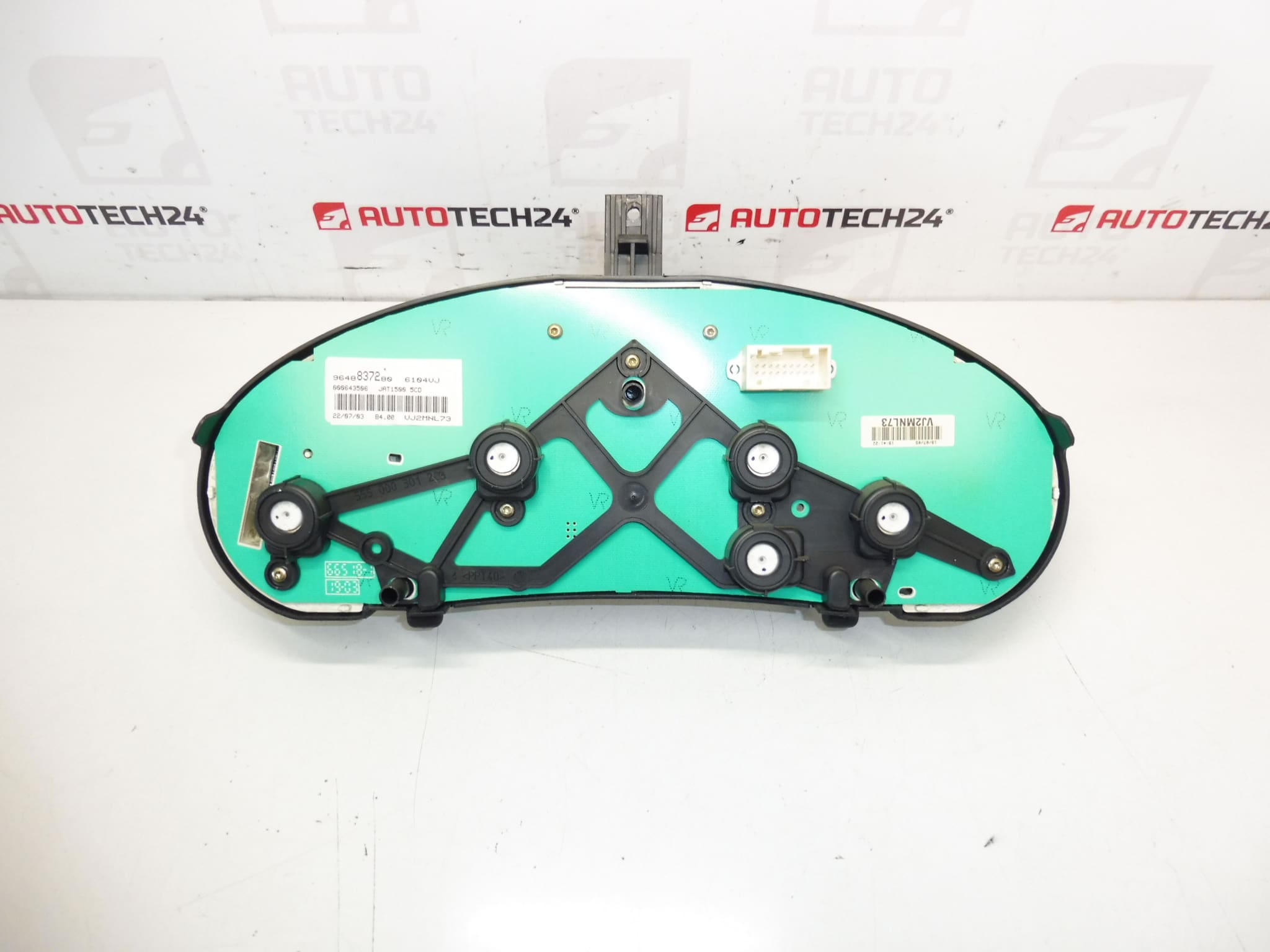 Tachometer Peugeot 206 9648837280 6104VJ - Billede 2