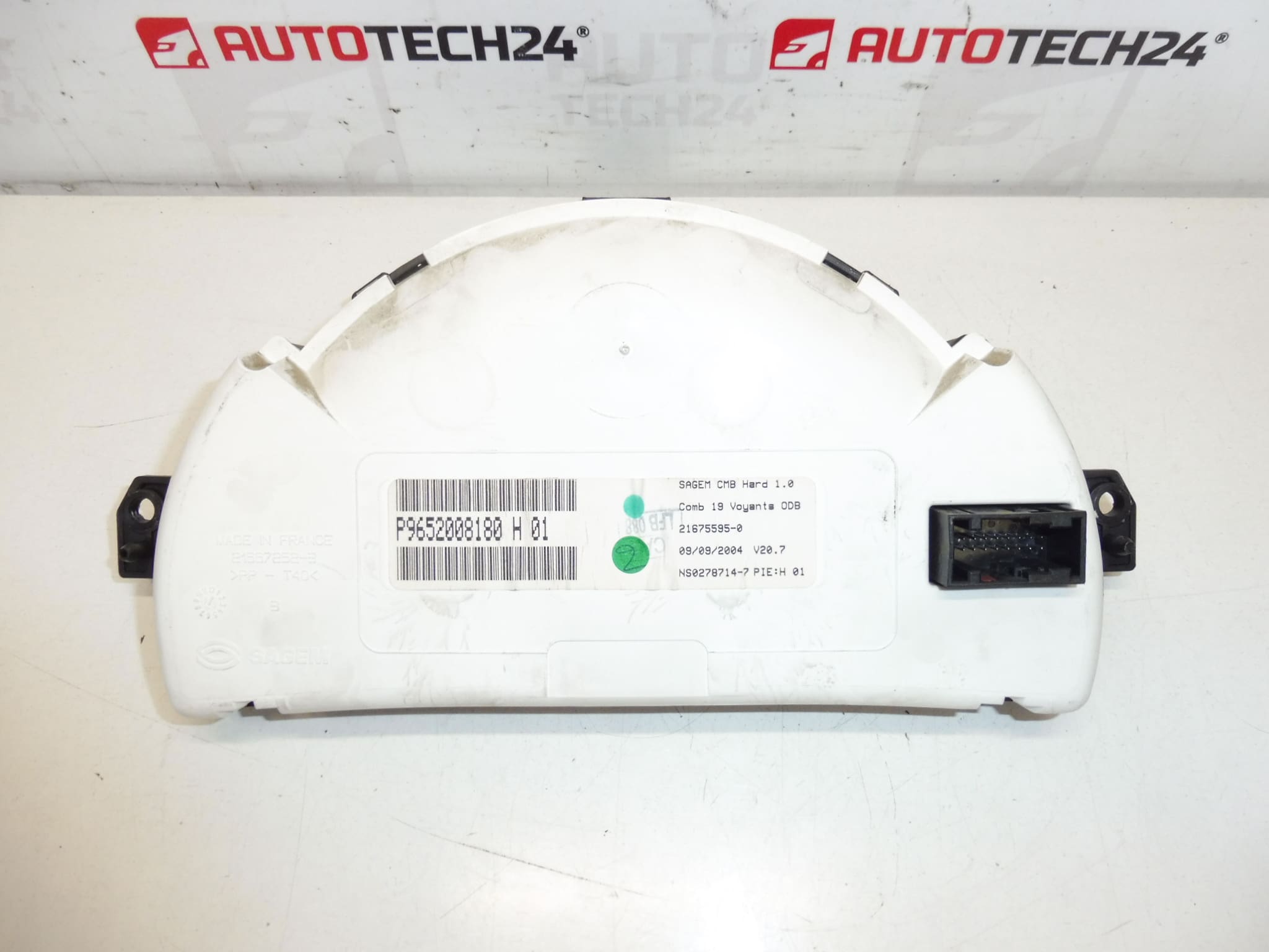 Tachometer Citroën C2 C3 9652008180 6105EV - Billede 2