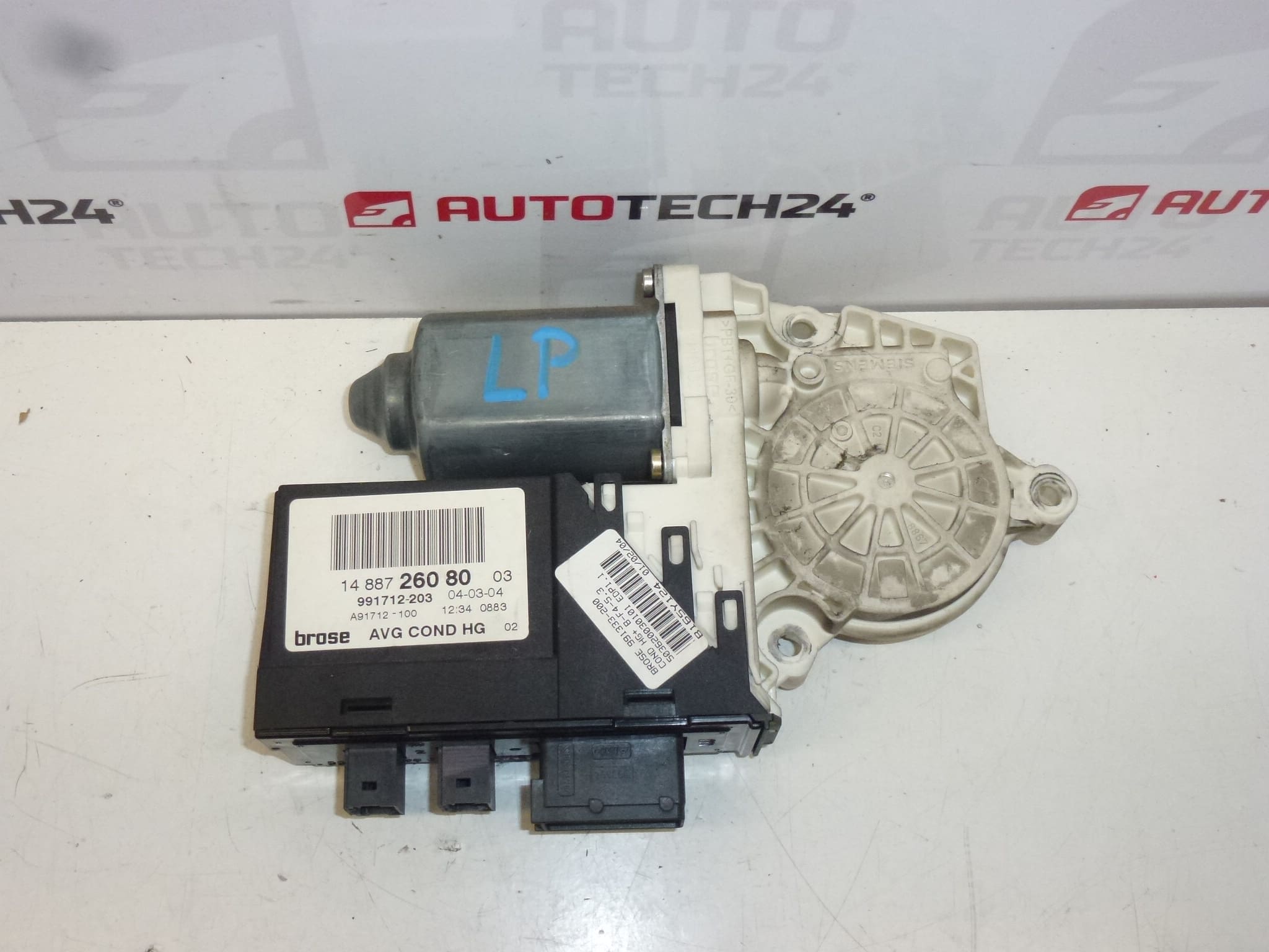 Venstre forrude optræksmotor Citroën Peugeot 1488726080 9221V4