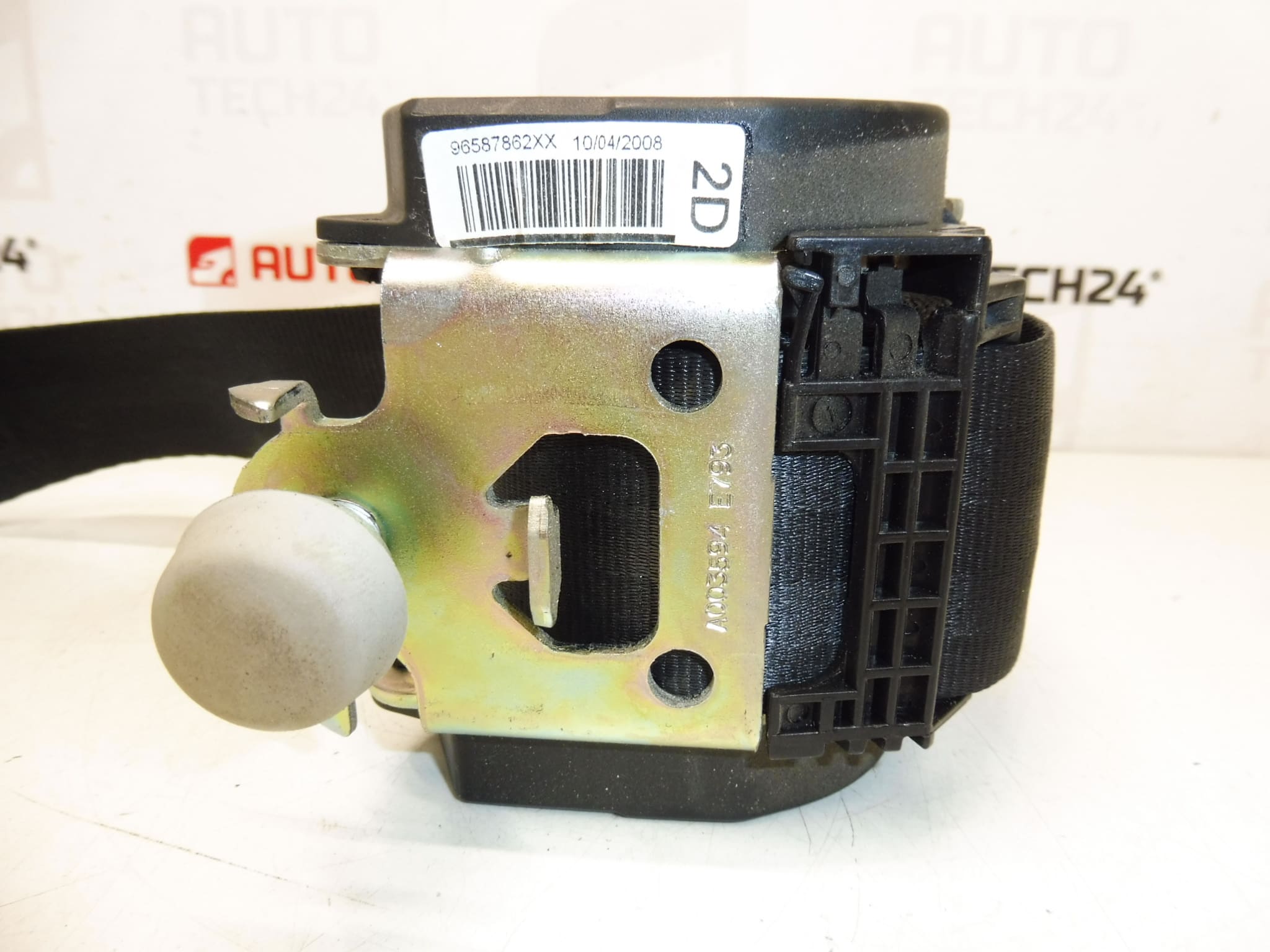 Højre Bageste Sikkerhedssele Peugeot 207 96587862XX 8975J8 - Billede 2