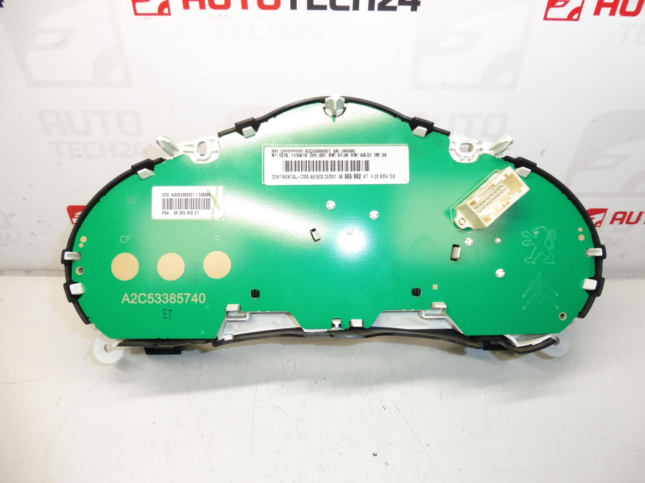 Tachometer Citroën C3 II 170000 km 96665882XT 6103GH - Billede 2