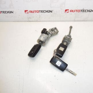 Sæt med låse og 3 nøgler Citroën Peugeot 4162KF 4162KC