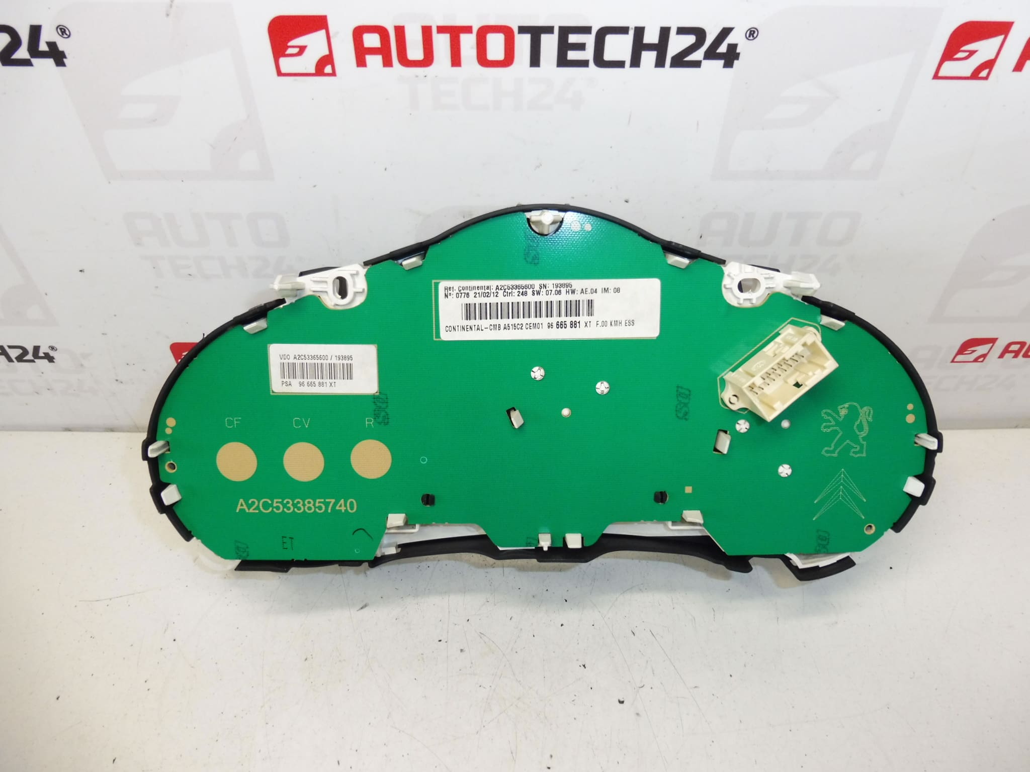 Speedometer Citroën C3 II A51 220000 km 96665881XT 6103GG - Billede 2