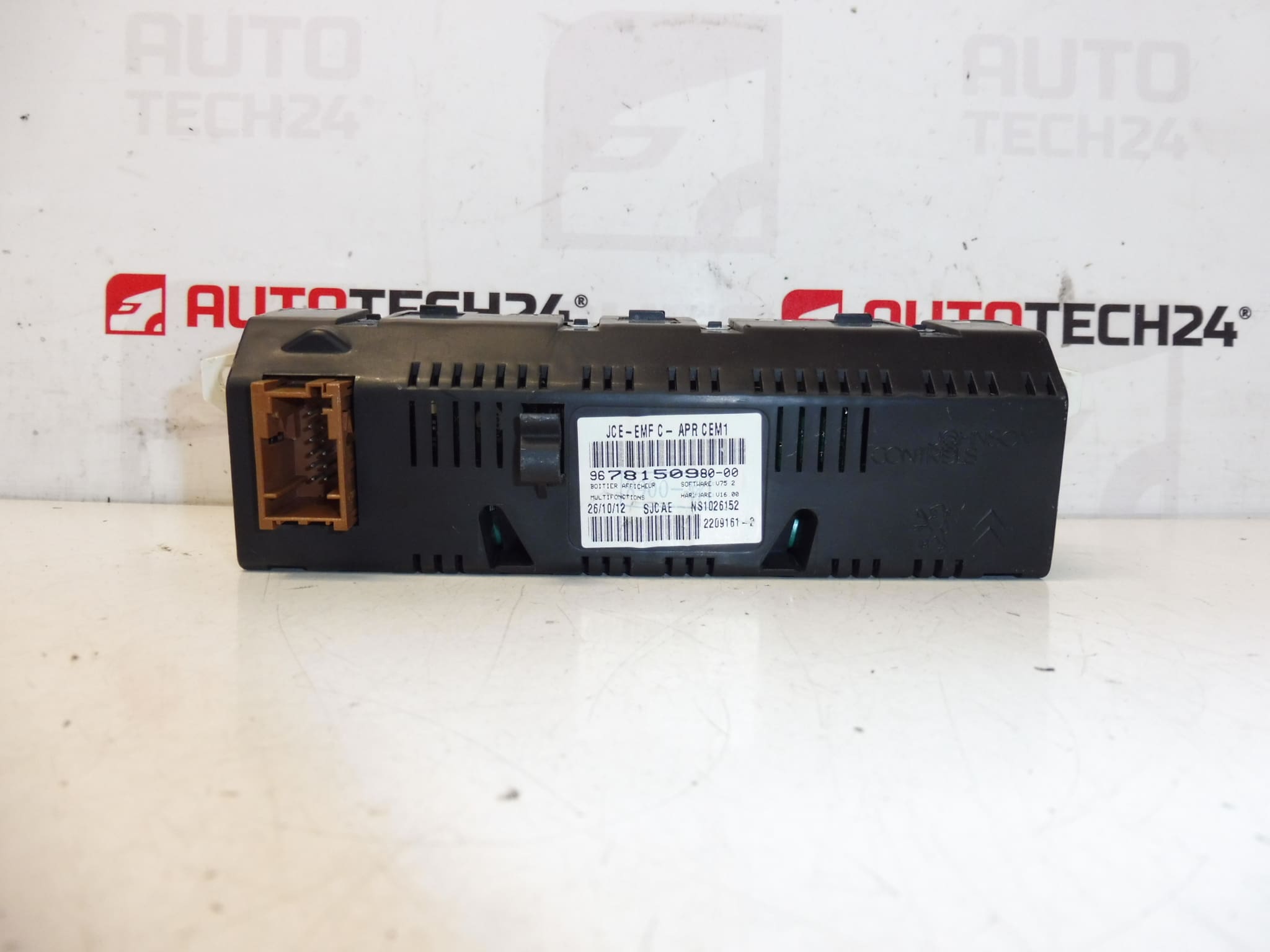 Peugeot 407 computerradioskærm 9678150980 659349 - Billede 2
