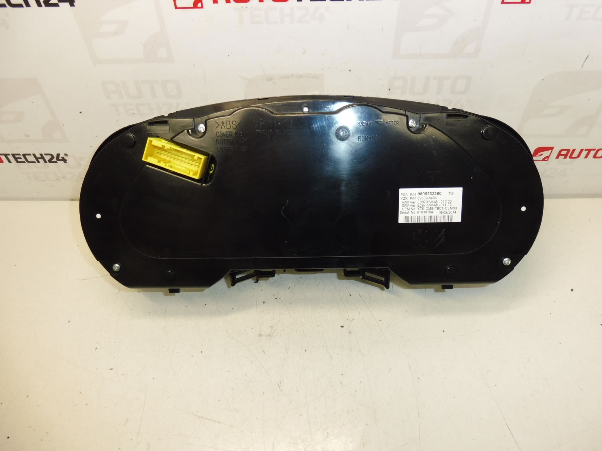Speedometer 98000 km Peugeot 3008 5008 9805232380 9810462780 - Billede 2