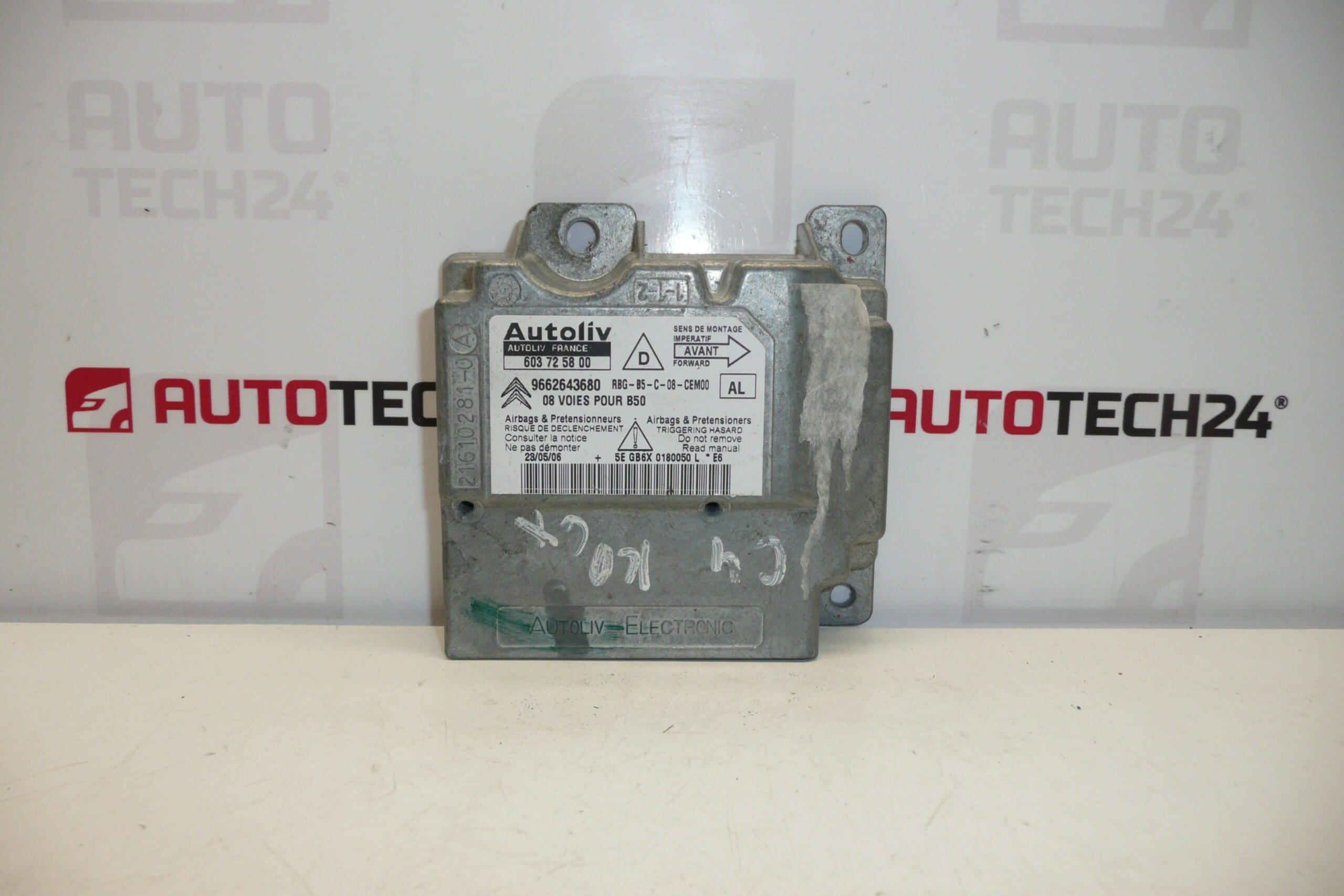 Citroën C4 airbag enhed 9662643680 654633