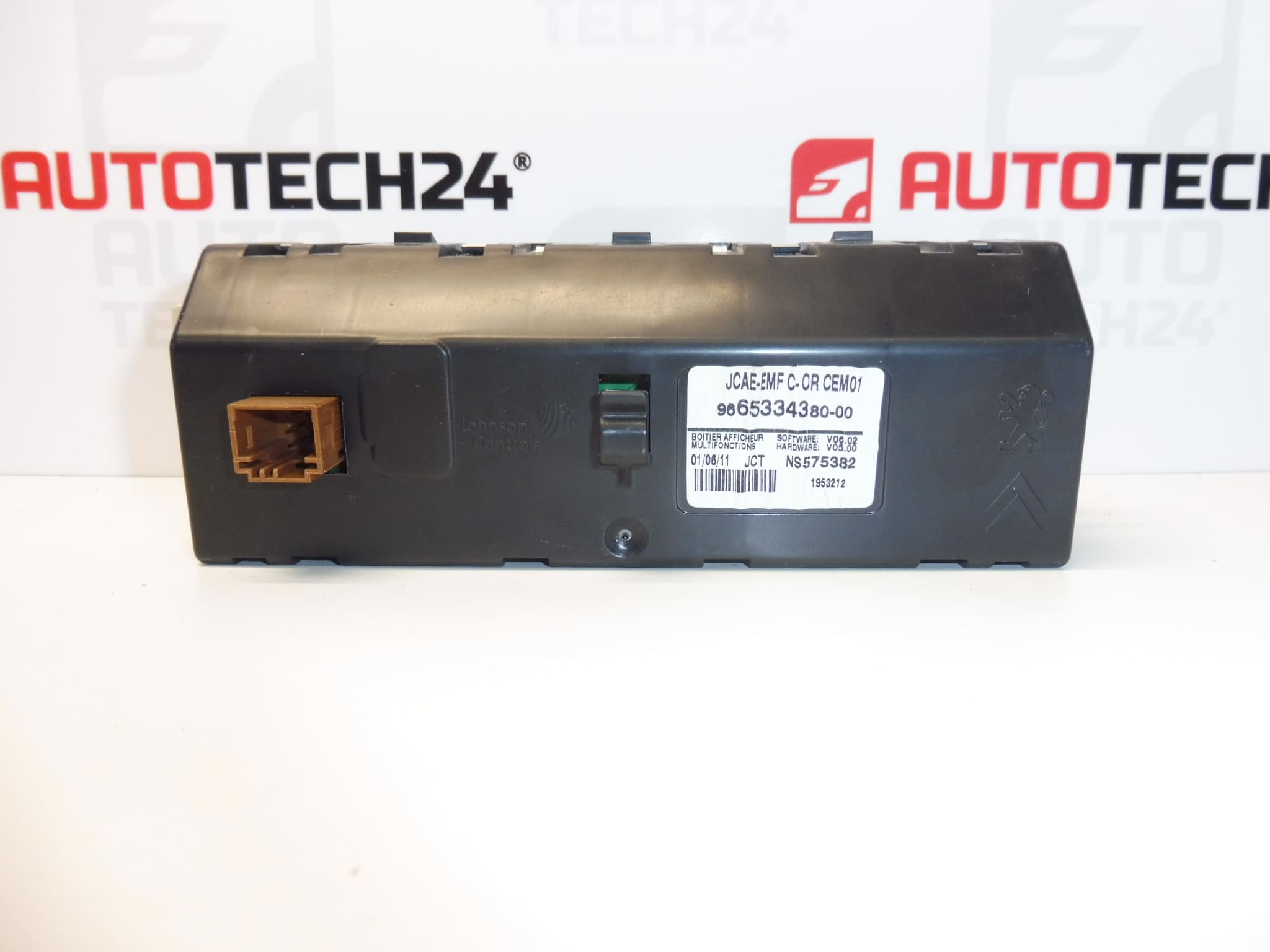 Citroen C4 II computerradioskærm 9665334380 6155HW - Billede 2