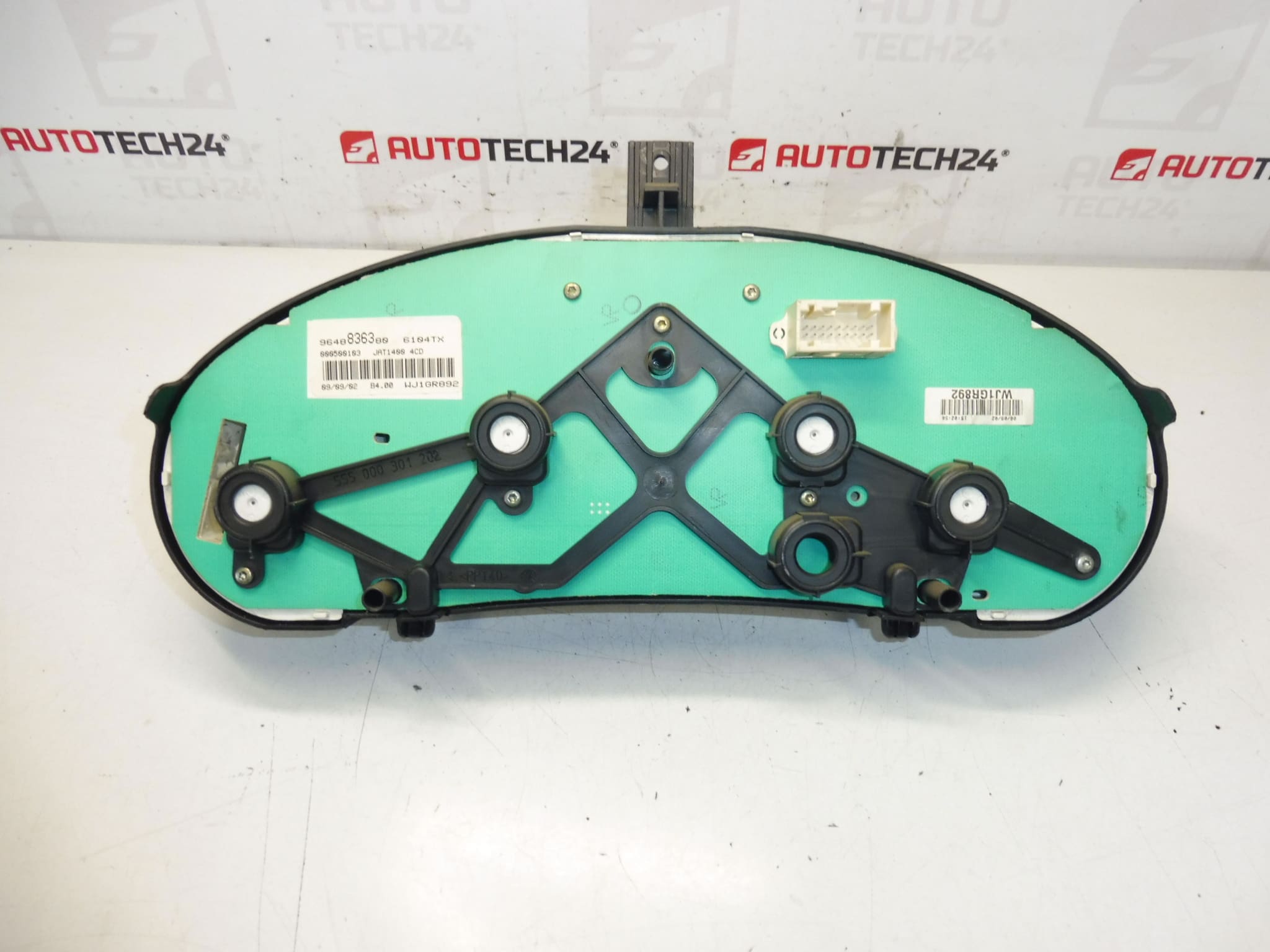 Speedometer 176 tusind km Peugeot 206 9648836380 6104TX - Billede 2