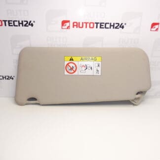 Solskærm til passagersiden Citroën Peugeot Opel 98094983BJ